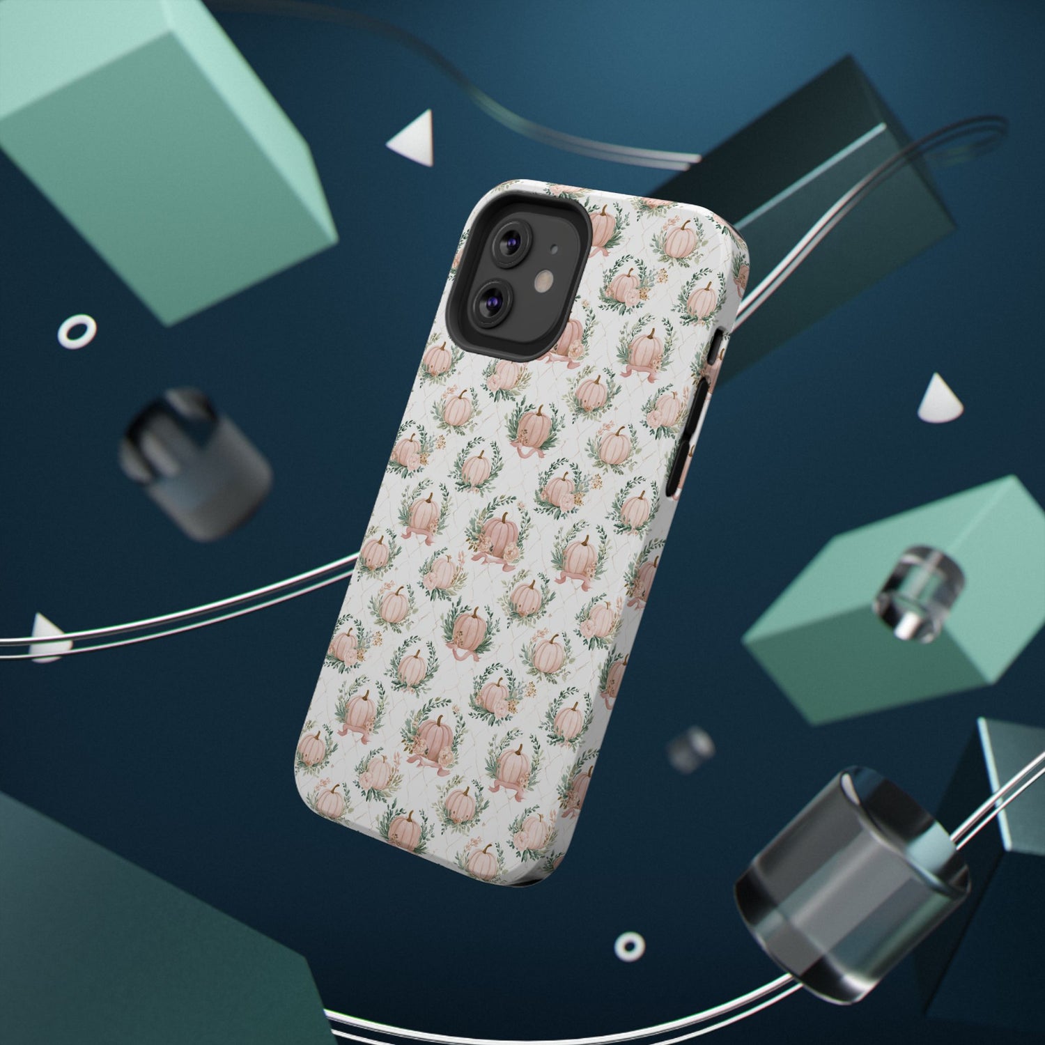 Elegant Pumpkin Impact-Resistant Phone Case, iPhone, Samsung