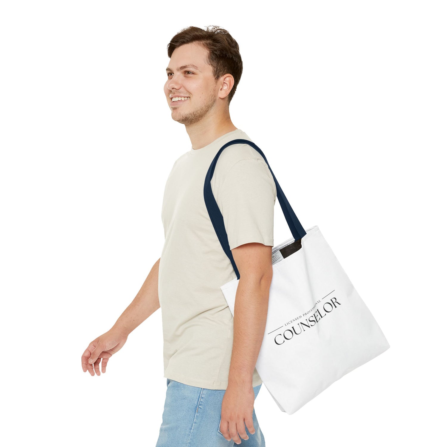 Licensed Counselor Tote Bag | Eco-Friendly Shopping Bag | Gift for Counselors, Therapist Tote, Daily Use Bag, Professional Accessory