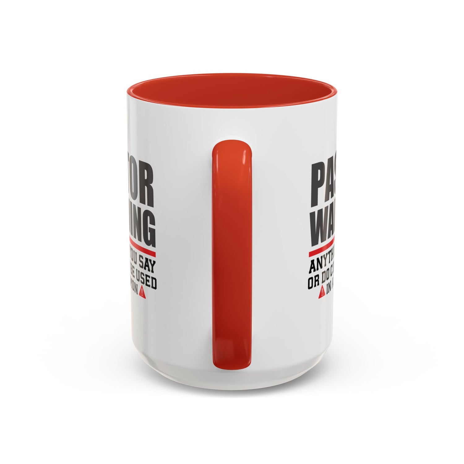 Funny Pastor Warning Coffee Mug, Christian Gift for Pastors, Humorous Church Coffee Cup, Sermon Inspiration Mug, For Ministry Lovers