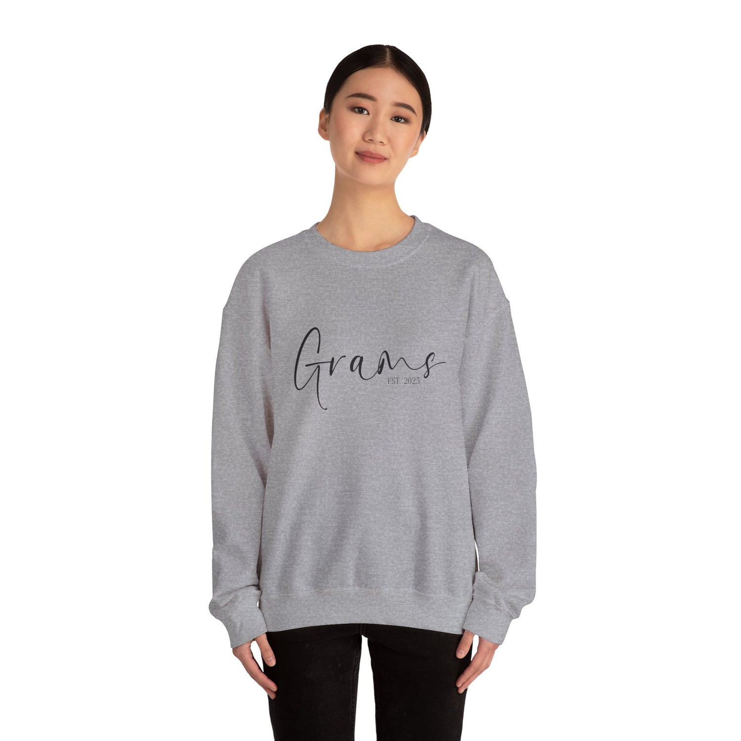 Grams Crewneck Sweatshirt | Cozy Gift for Grandma | Perfect for Birthdays, Mother's Day, Family Gatherings, or Casual Wear