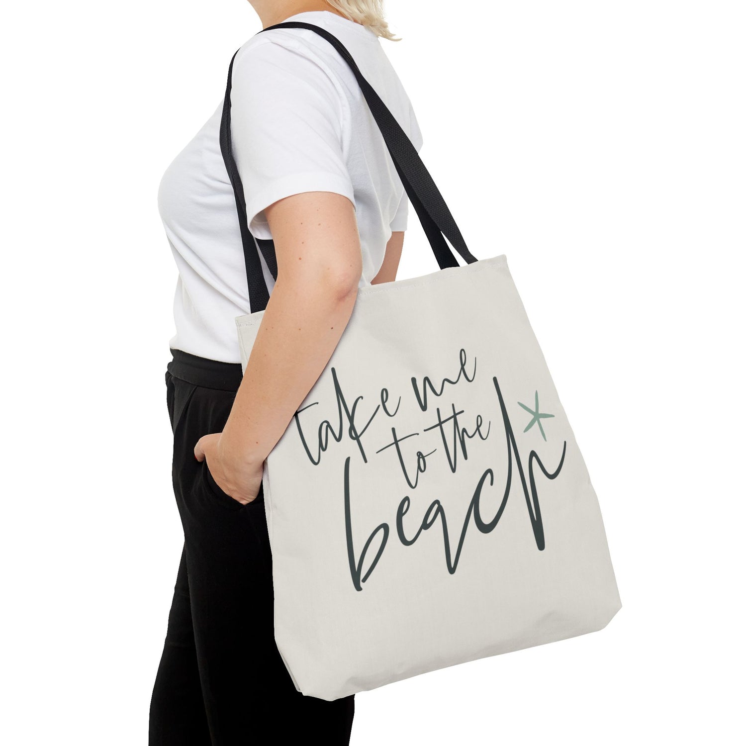 Beach Tote Bag | Take Me To The Beach | Summer Travel, Beach Day, Vacation Essentials, Gift for Beach Lovers, Sea Accessory