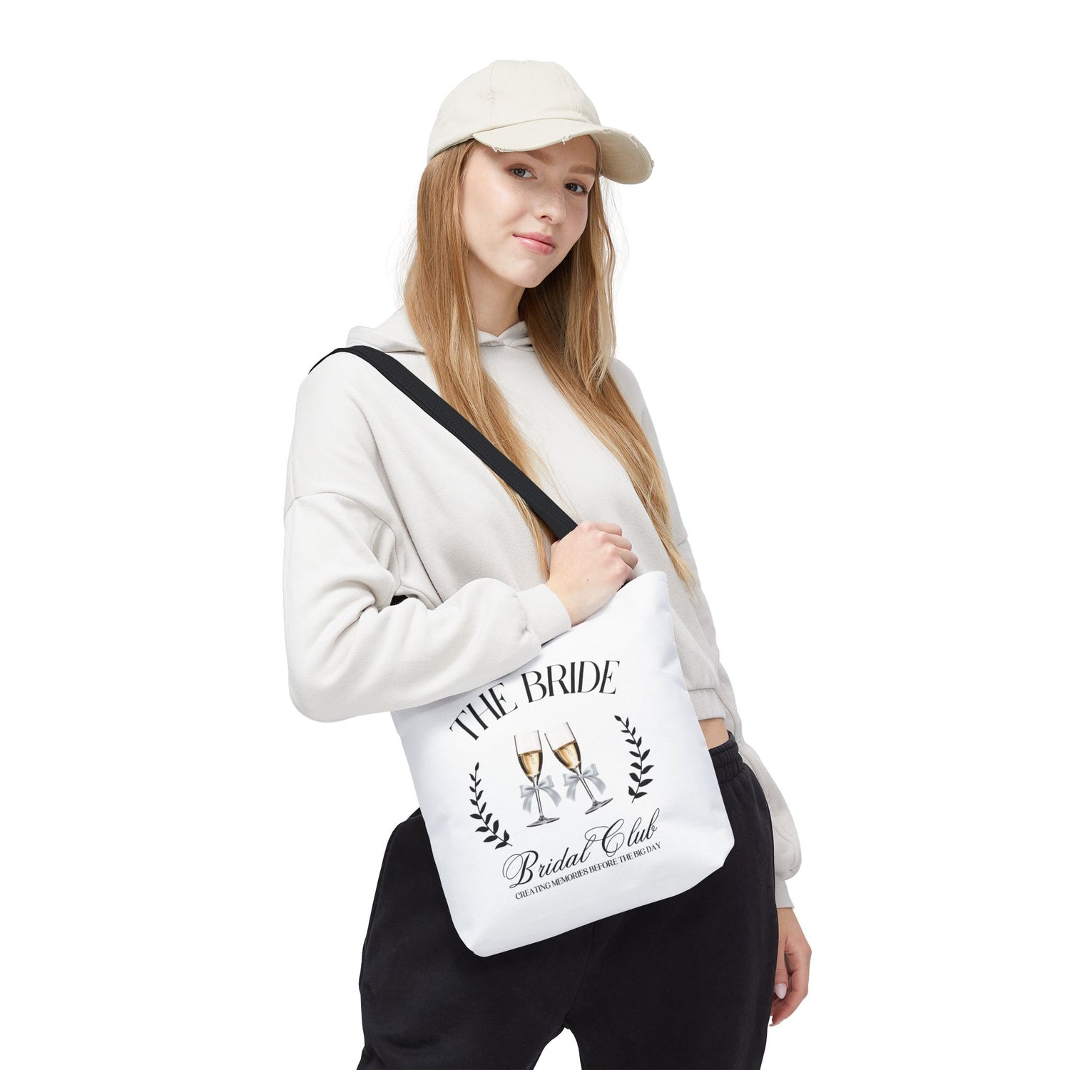 Bridal Club Tote Bag, Wedding Tote, Bride's Party Bag, Bridal Shower Gift, Hen Do Accessory