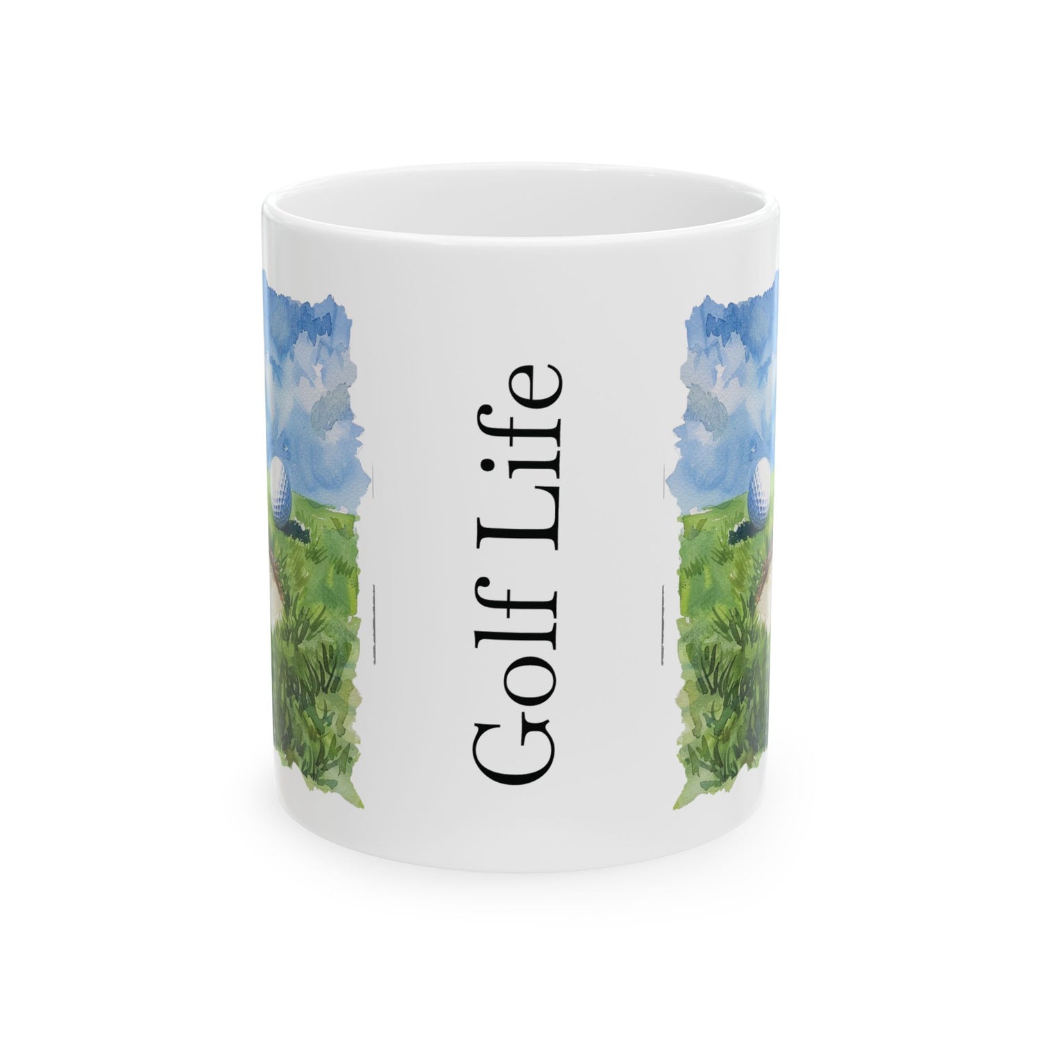 Golf Life Ceramic Mug | Perfect Gift for Golfers, Coffee Lover, Sports Enthusiast, Tea Cup, Home Decor