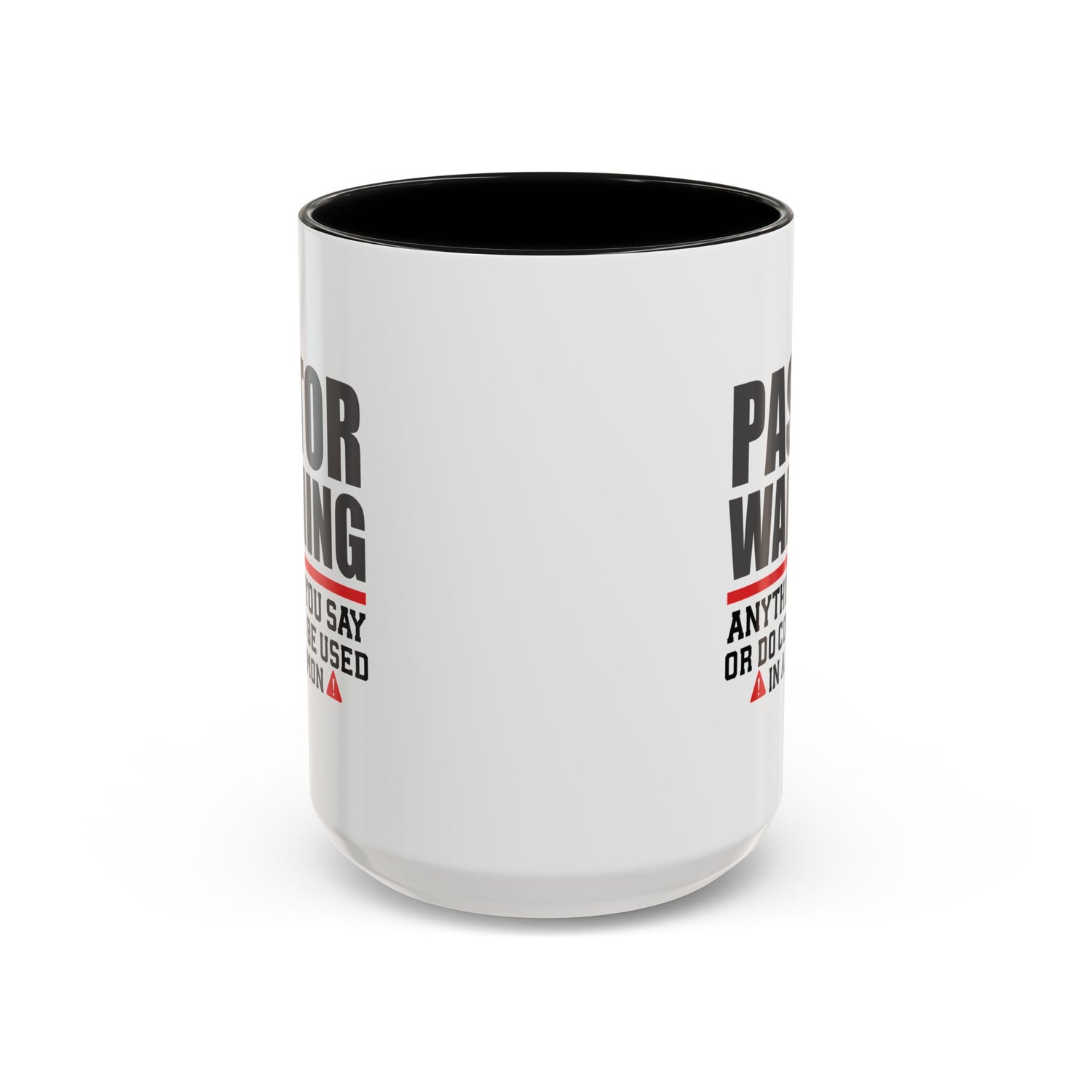 Funny Pastor Warning Coffee Mug, Christian Gift for Pastors, Humorous Church Coffee Cup, Sermon Inspiration Mug, For Ministry Lovers