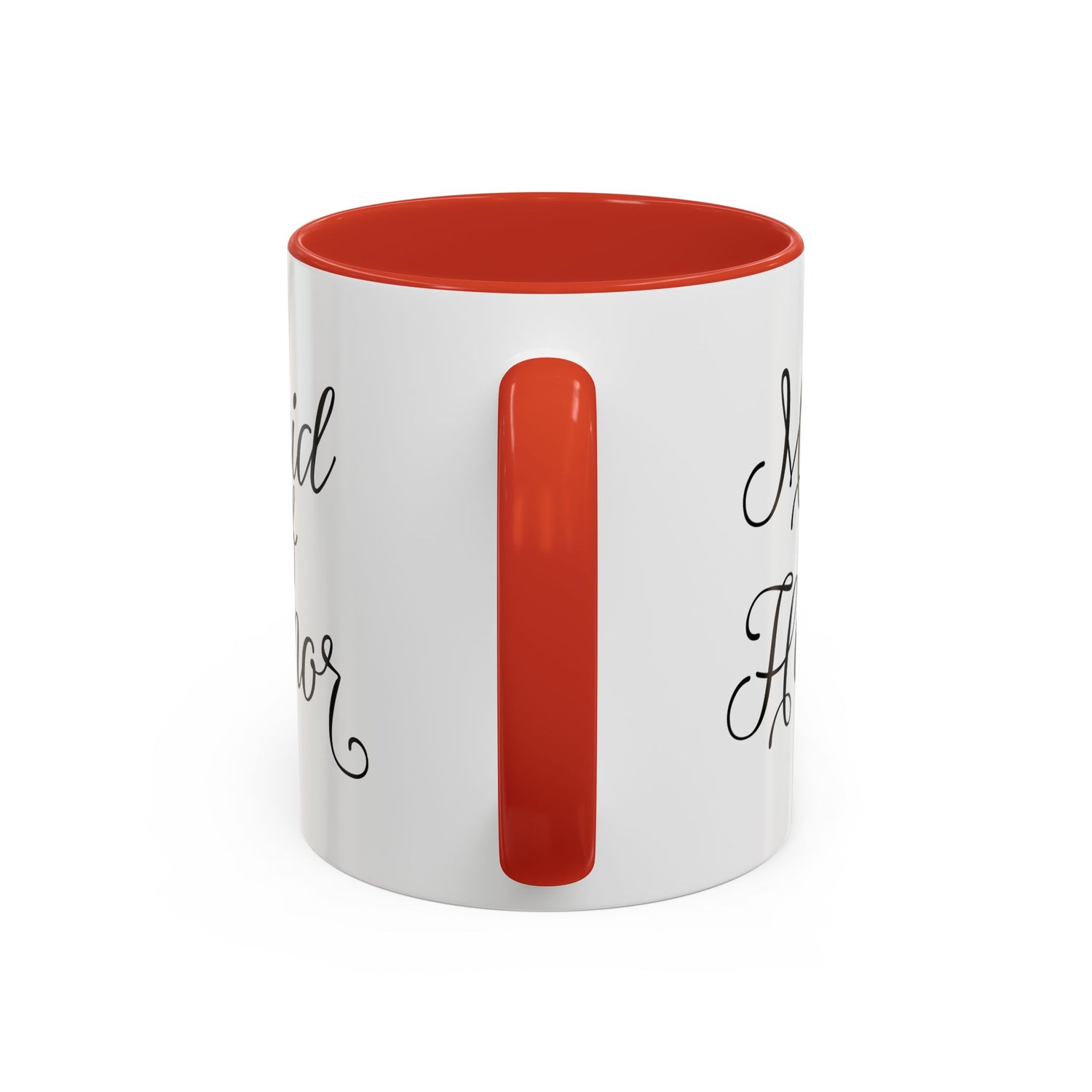 Maid of Honor Mug/Gift/Wedding Party Gift/Gifts for Her/Accent Coffee Mug (11, 15oz) "Maid of Honor"