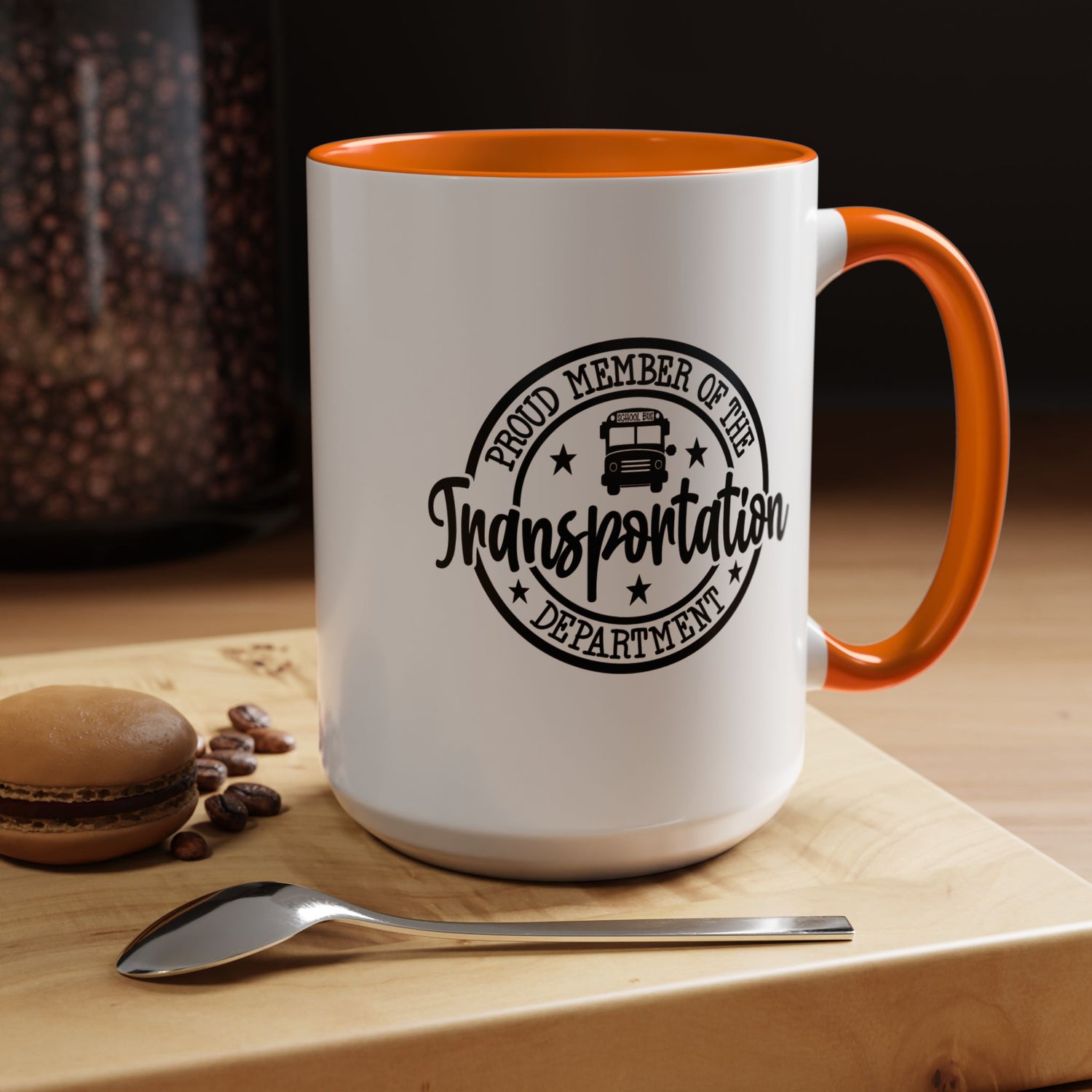 Transportation Department Coffee Mug, Proud Member Mug, Gift for Drivers, Transportation Lover Gift, Fun Coffee Cup, Tea and Coffee Mug