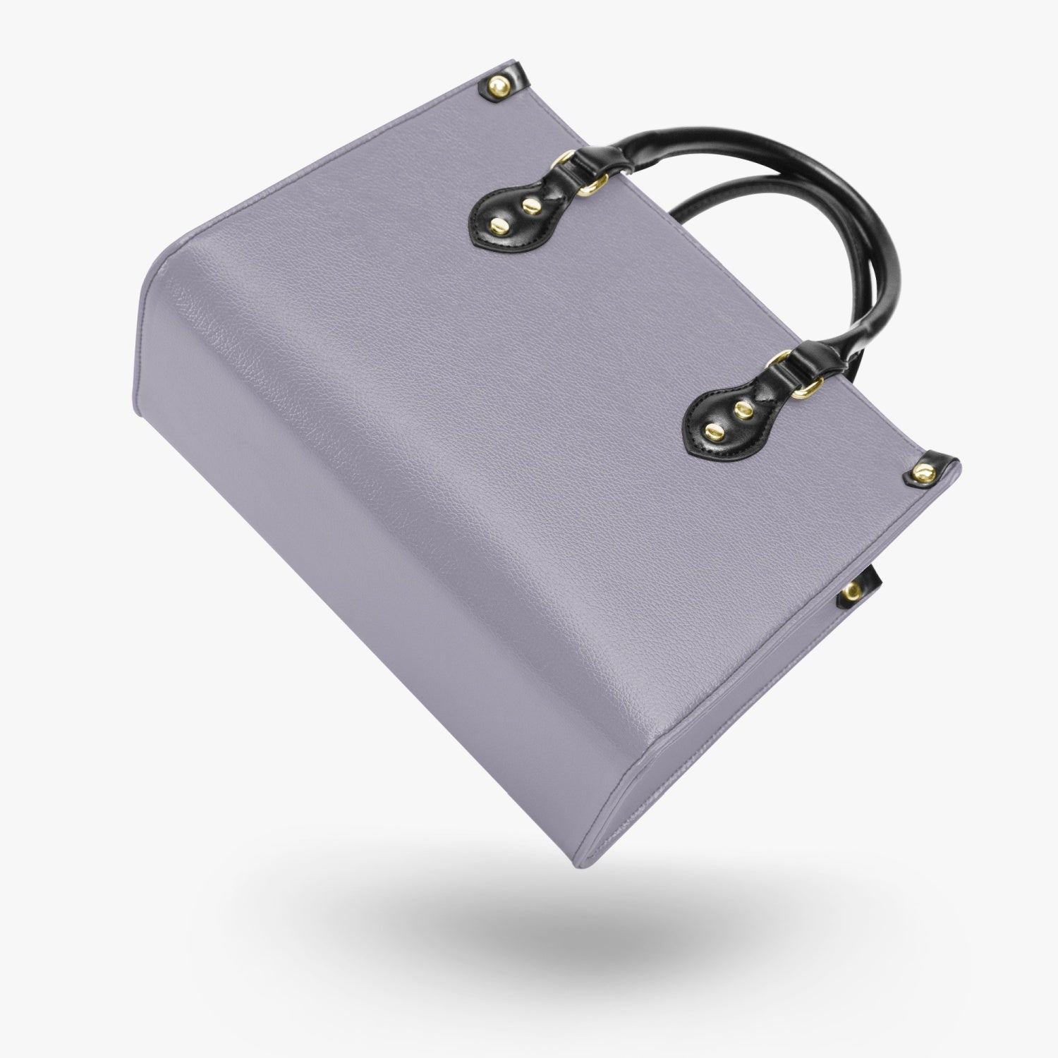 Elegant Classic Tote for Women Stormy Purple