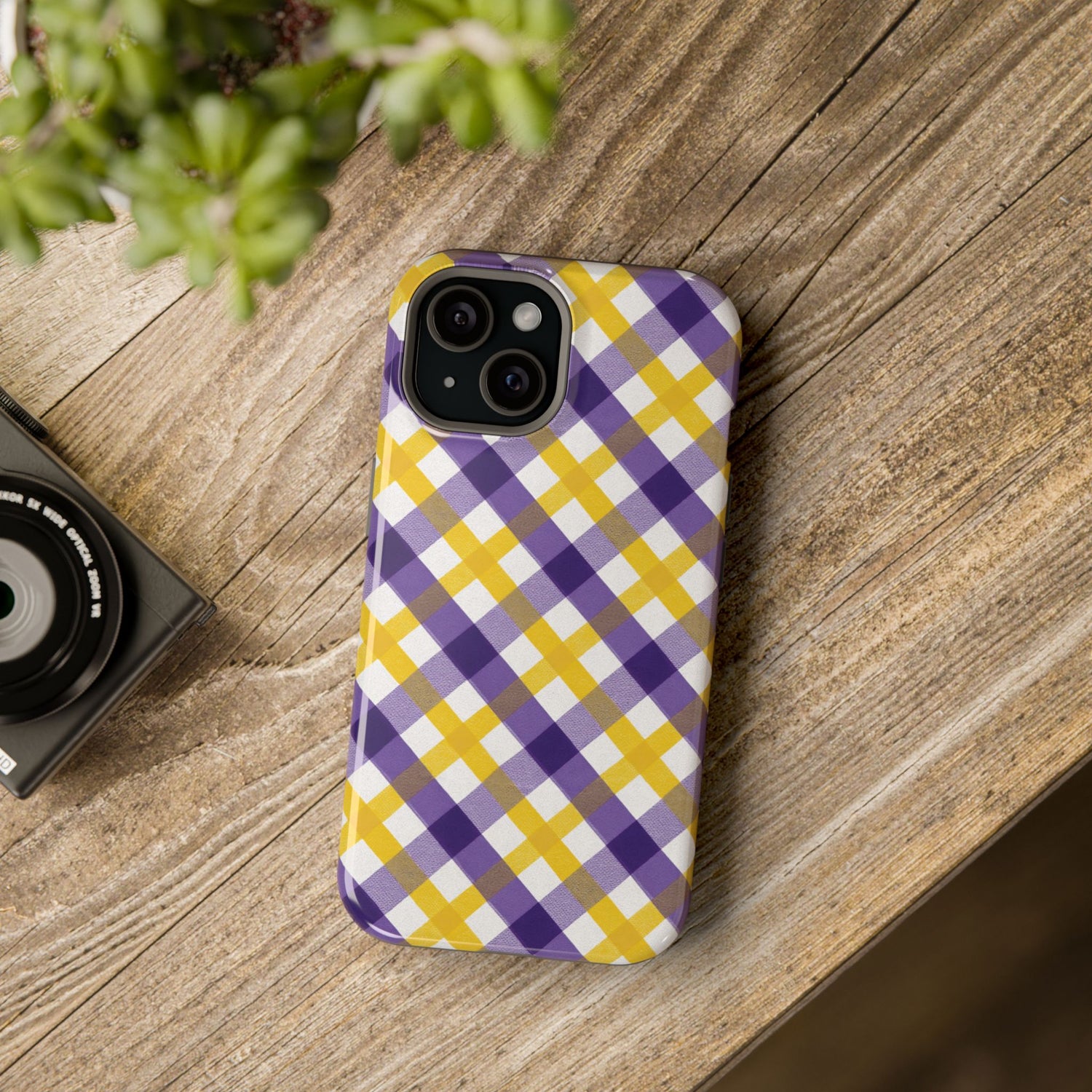 Phone Case | Impact-Resistant Louisiana Plaid