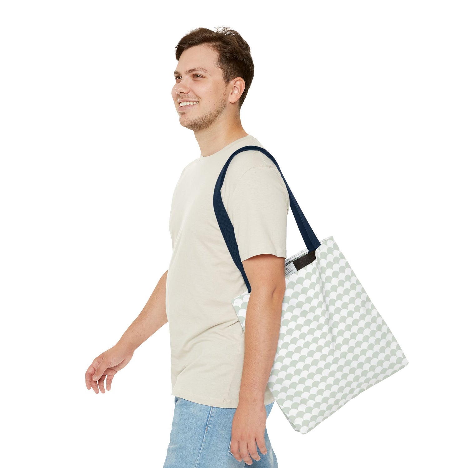 Stylish Patterned Tote Bag - Eco-Friendly Shopping, Casual Bag, Gift Idea, Reusable Bag, Everyday Accessory
