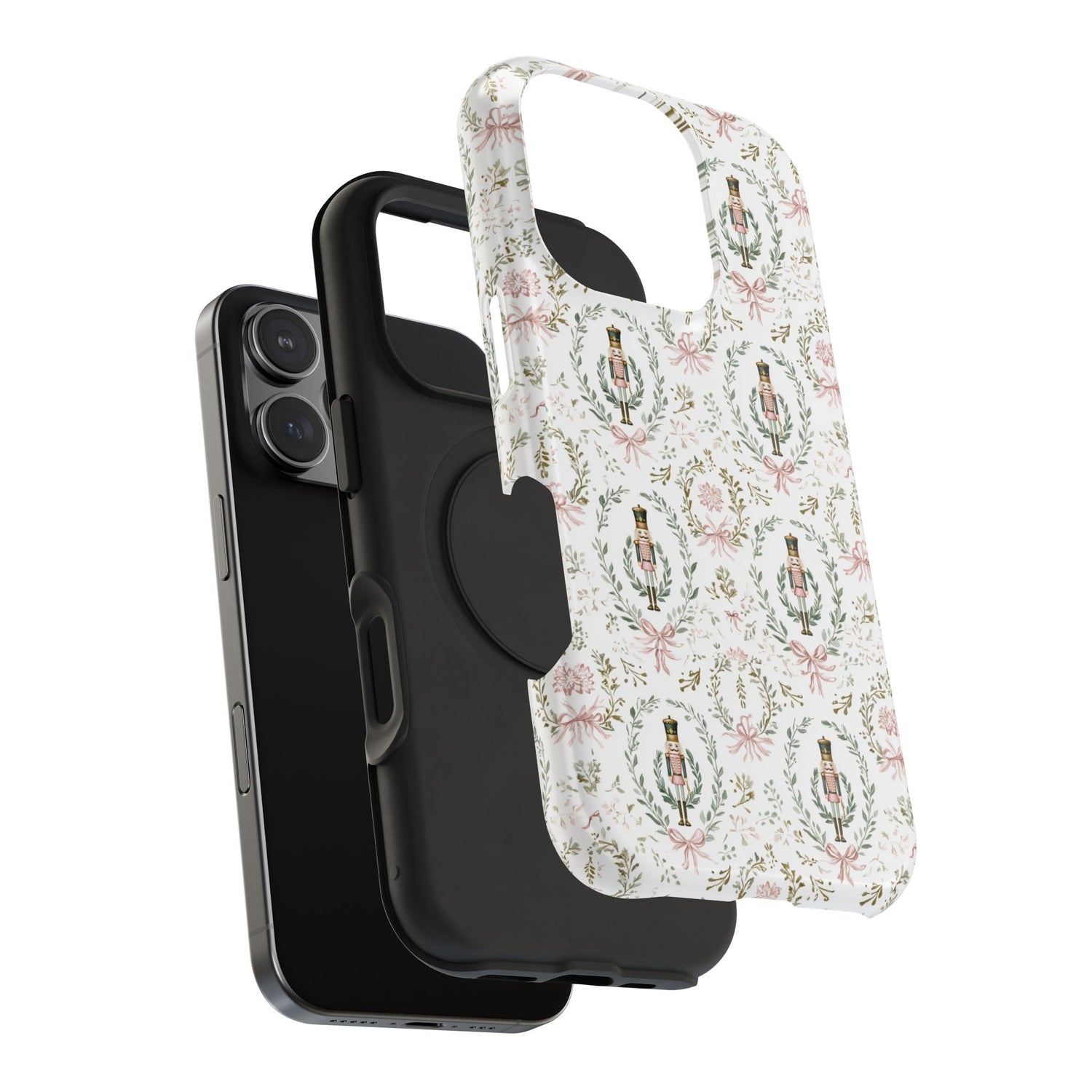 Impact-Resistant Phone Case- Nutcracker Floral