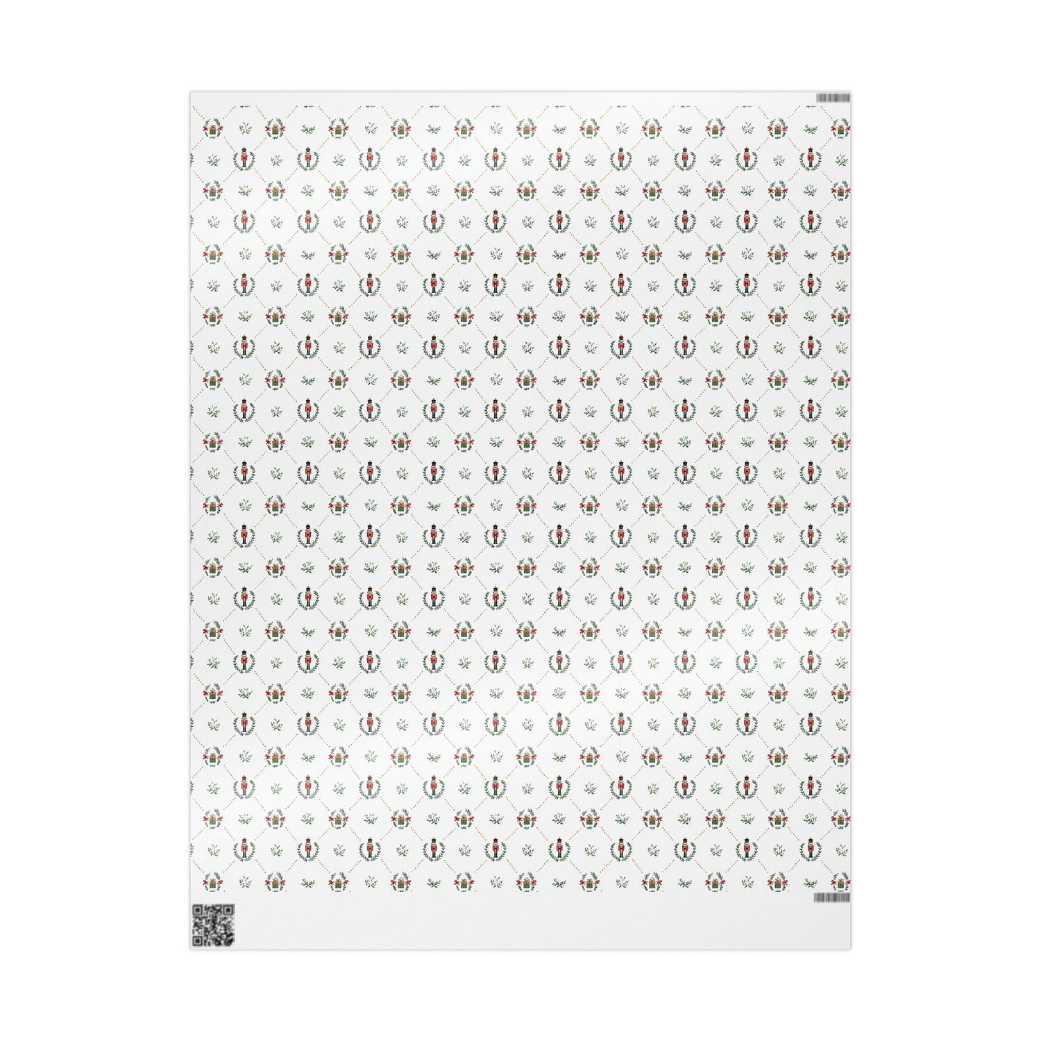 Premium Wrapping Paper - Charming Nutcrackers