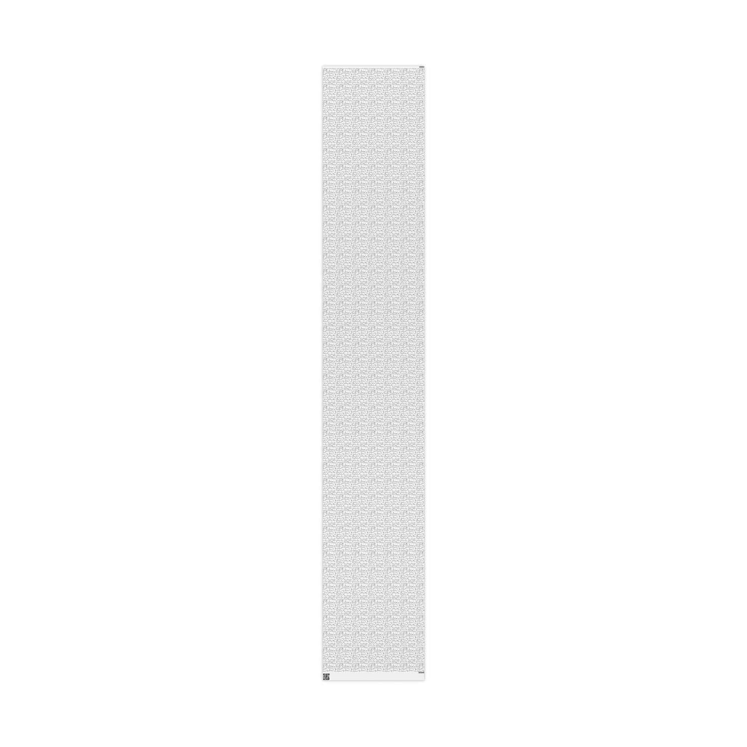 Premium Wrapping Paper - Elegant Calligraphy 'Oh What Fun'