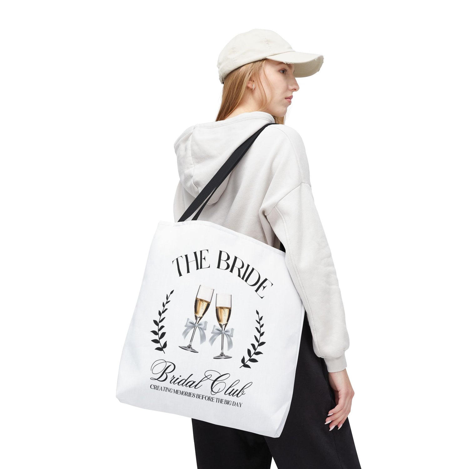 Bridal Club Tote Bag, Wedding Tote, Bride's Party Bag, Bridal Shower Gift, Hen Do Accessory