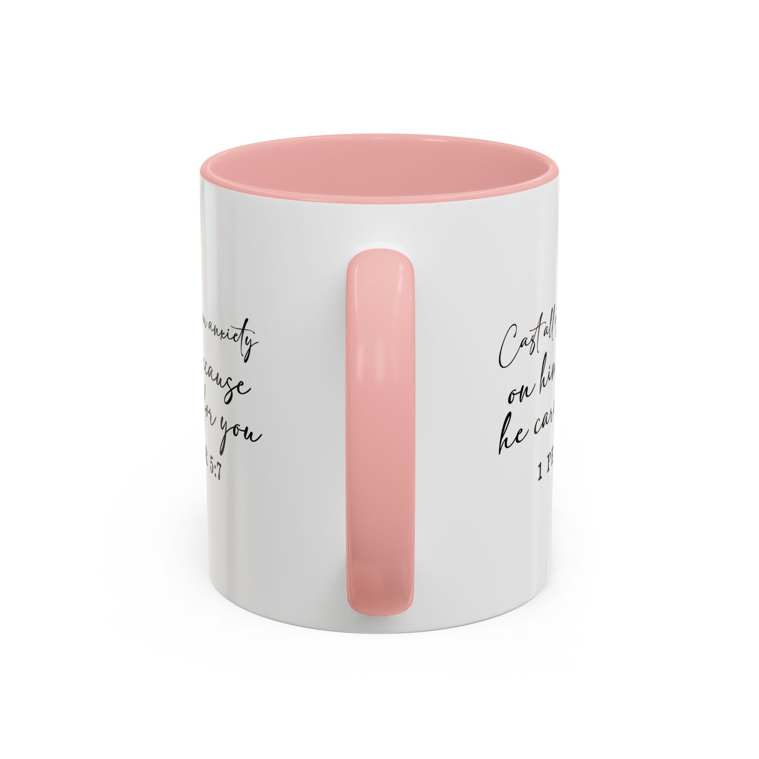 Coffee Mug: Scripture 1 Peter 5:7