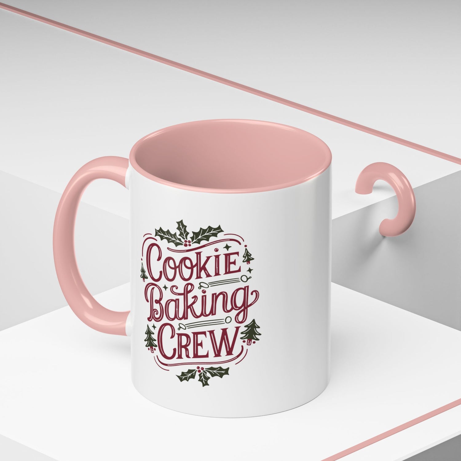 Cookie Baking Crew Coffee Mug | Holiday Gift for Bakers | Cute Ceramic Cup for Home, Kitchen Decor, Christmas, Cookie Lovers