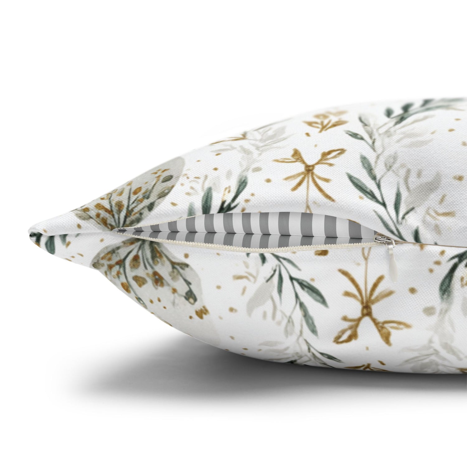 Elegant Holiday Ornament Throw Pillow Covers