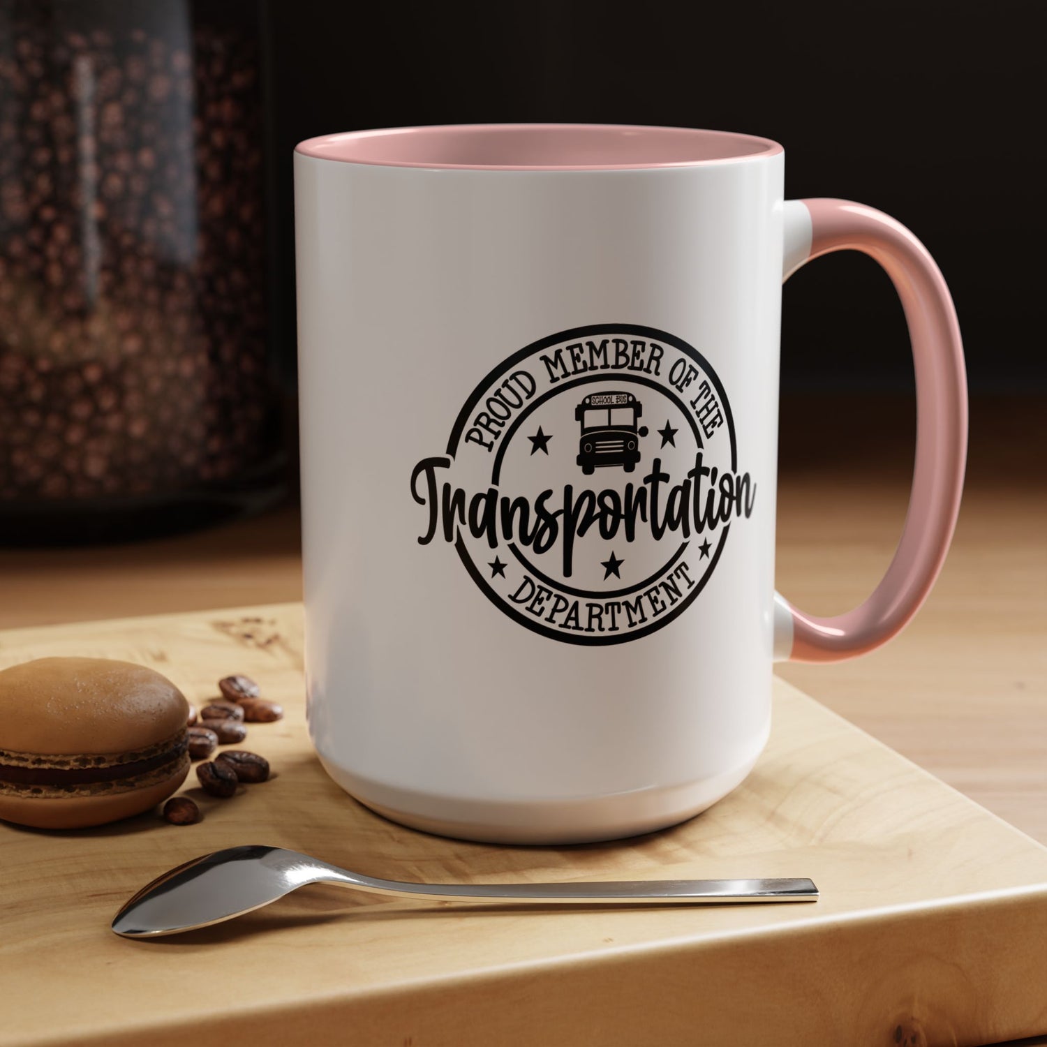 Transportation Department Coffee Mug, Proud Member Mug, Gift for Drivers, Transportation Lover Gift, Fun Coffee Cup, Tea and Coffee Mug