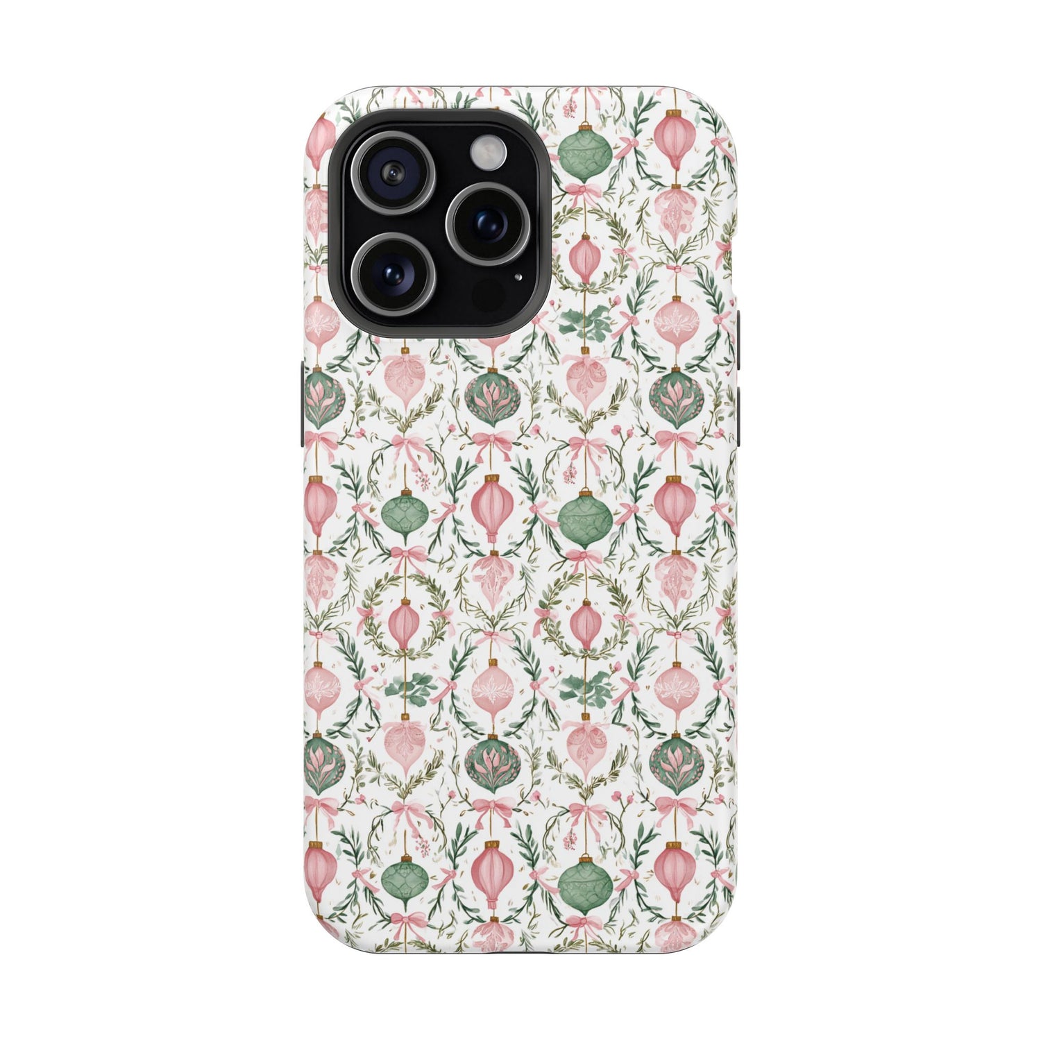 Holiday Ornaments Impact-Resistant Phone Case, iPhone, Samsung