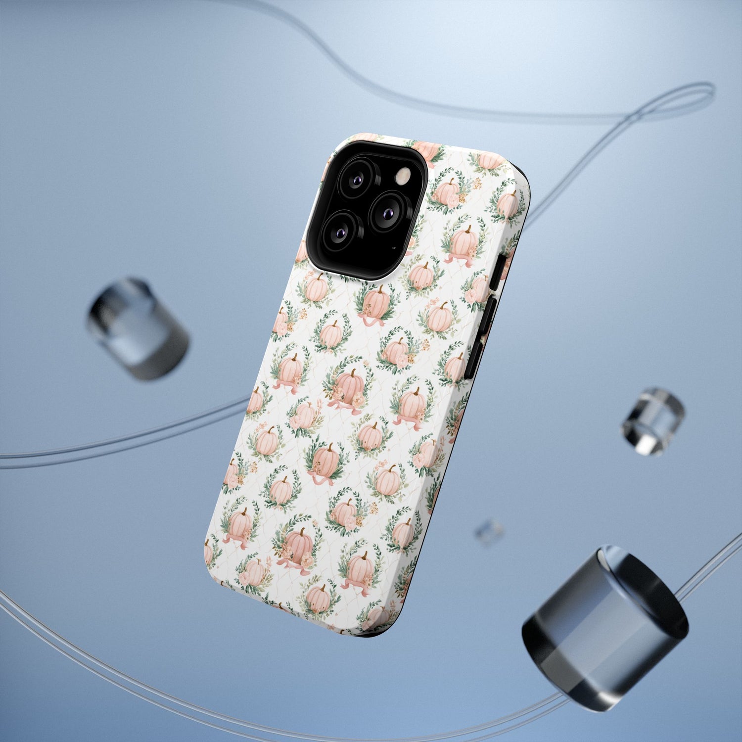 Elegant Pumpkin Impact-Resistant Phone Case, iPhone, Samsung