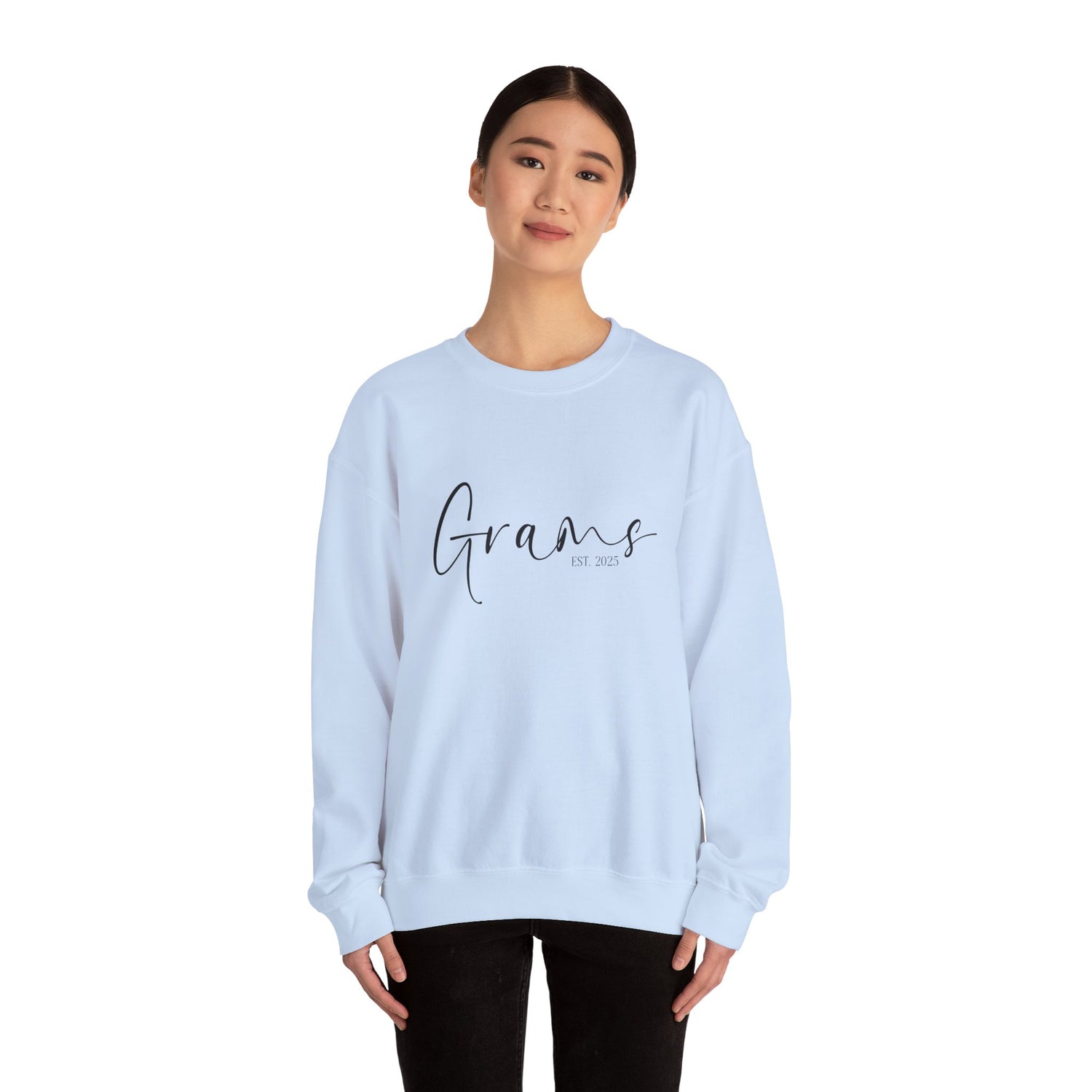 Grams Crewneck Sweatshirt | Cozy Gift for Grandma | Perfect for Birthdays, Mother's Day, Family Gatherings, or Casual Wear