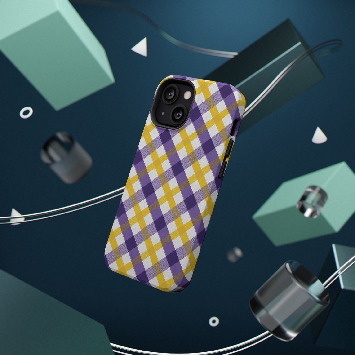 Phone Case | Impact-Resistant Louisiana Plaid