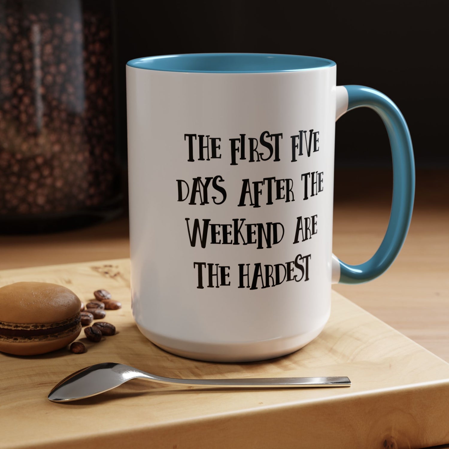 Motivational Coffee Mug, Cute Coffee Cup, Office Humor Mug, Gift for Her, Inspirational Tea Mug, Weekend Recovery Cup