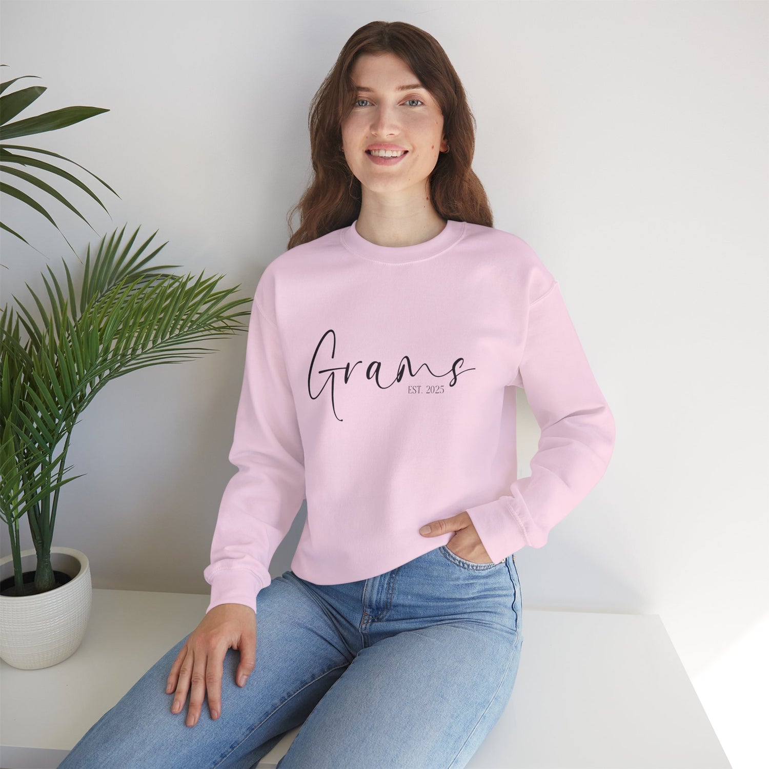 Grams Crewneck Sweatshirt | Cozy Gift for Grandma | Perfect for Birthdays, Mother's Day, Family Gatherings, or Casual Wear