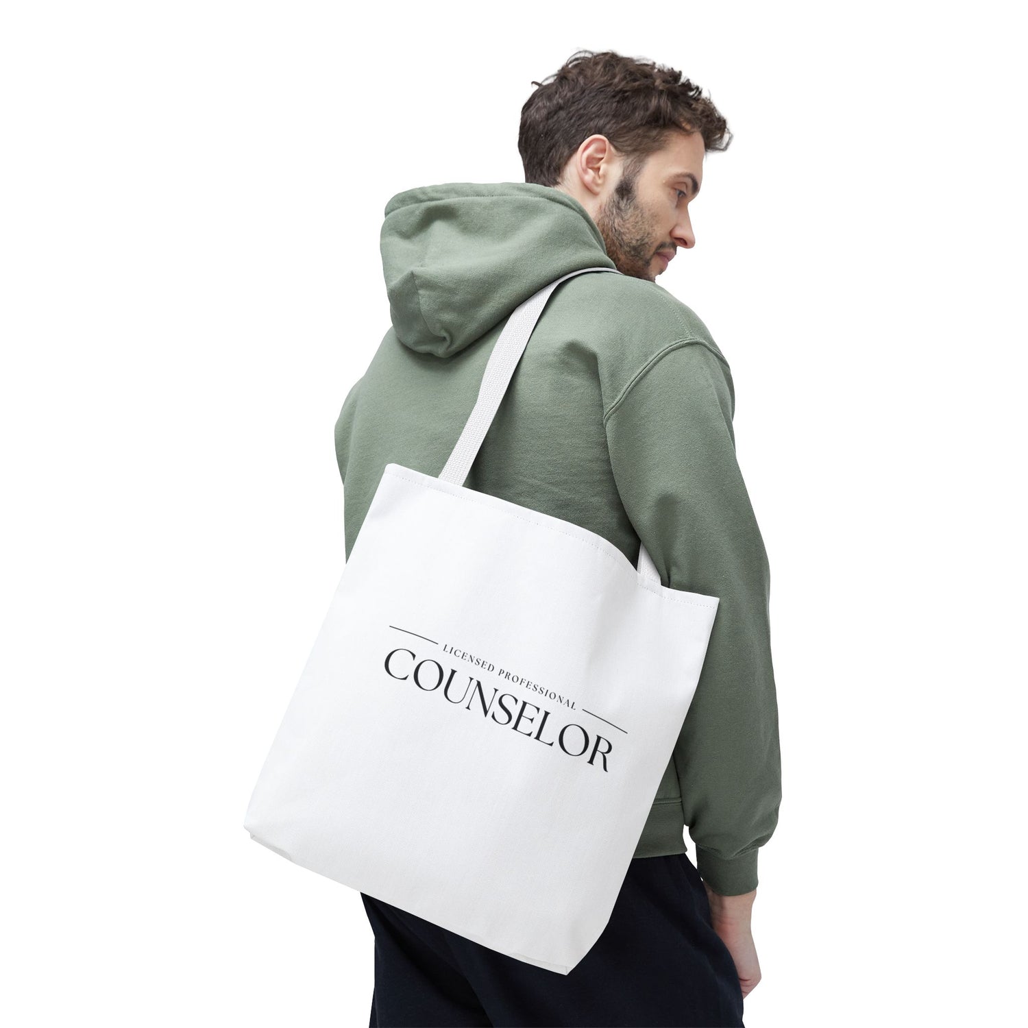Licensed Counselor Tote Bag | Eco-Friendly Shopping Bag | Gift for Counselors, Therapist Tote, Daily Use Bag, Professional Accessory