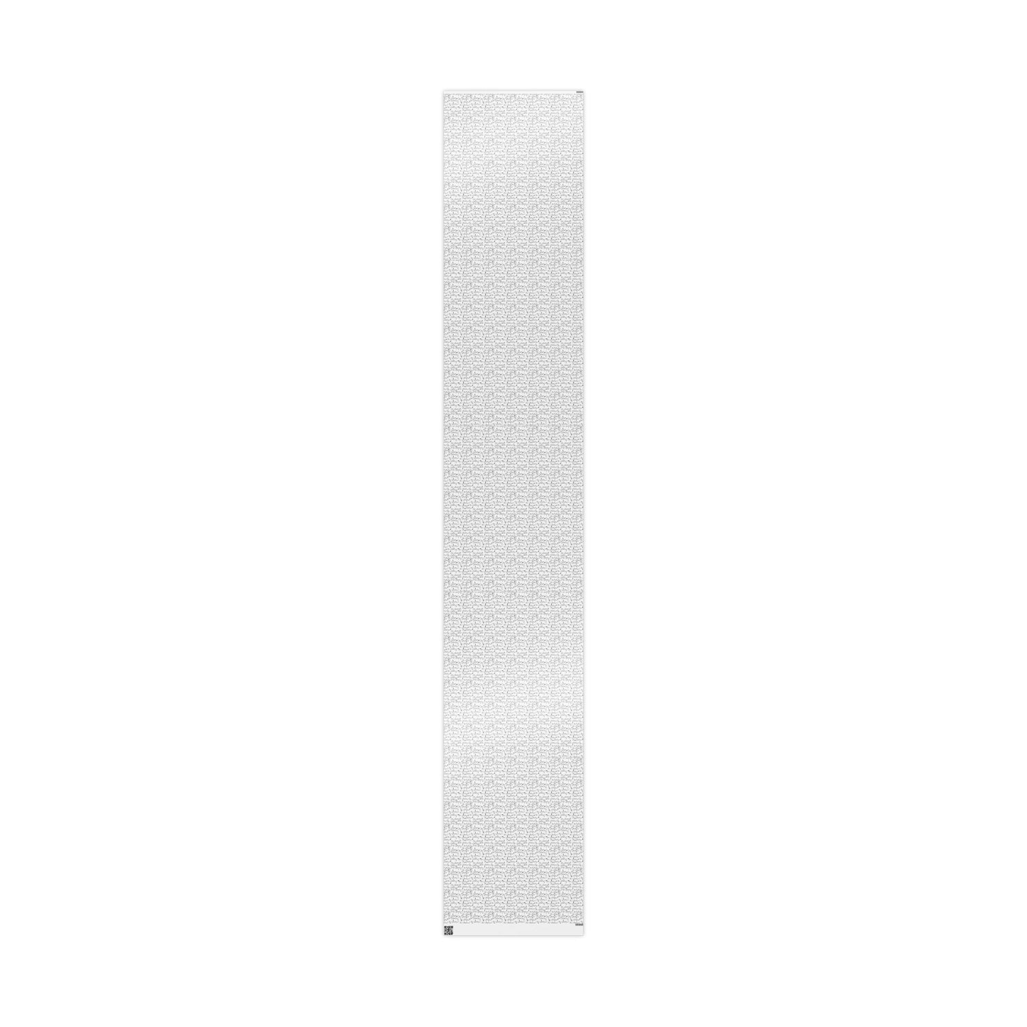 Premium Wrapping Paper - Elegant Calligraphy 'Oh What Fun'
