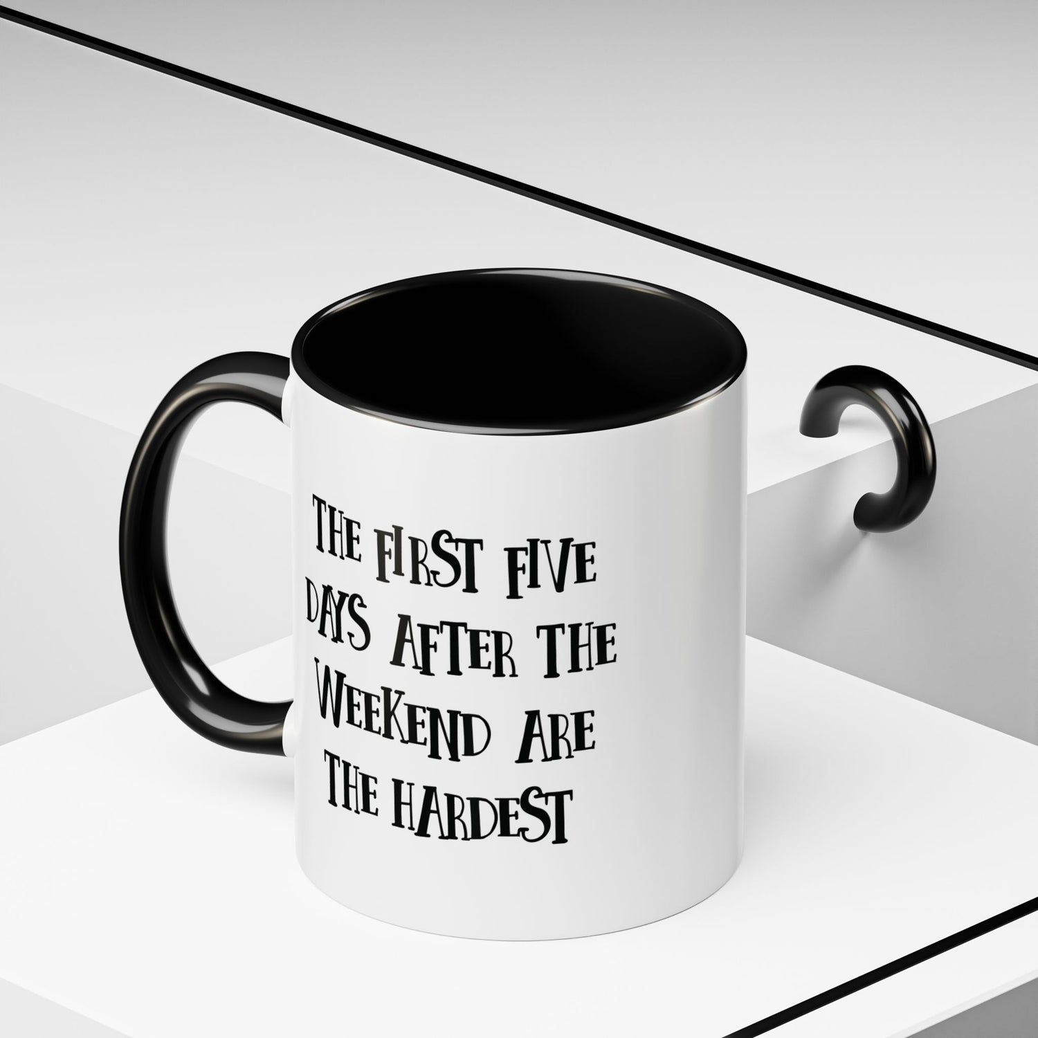 Motivational Coffee Mug, Cute Coffee Cup, Office Humor Mug, Gift for Her, Inspirational Tea Mug, Weekend Recovery Cup