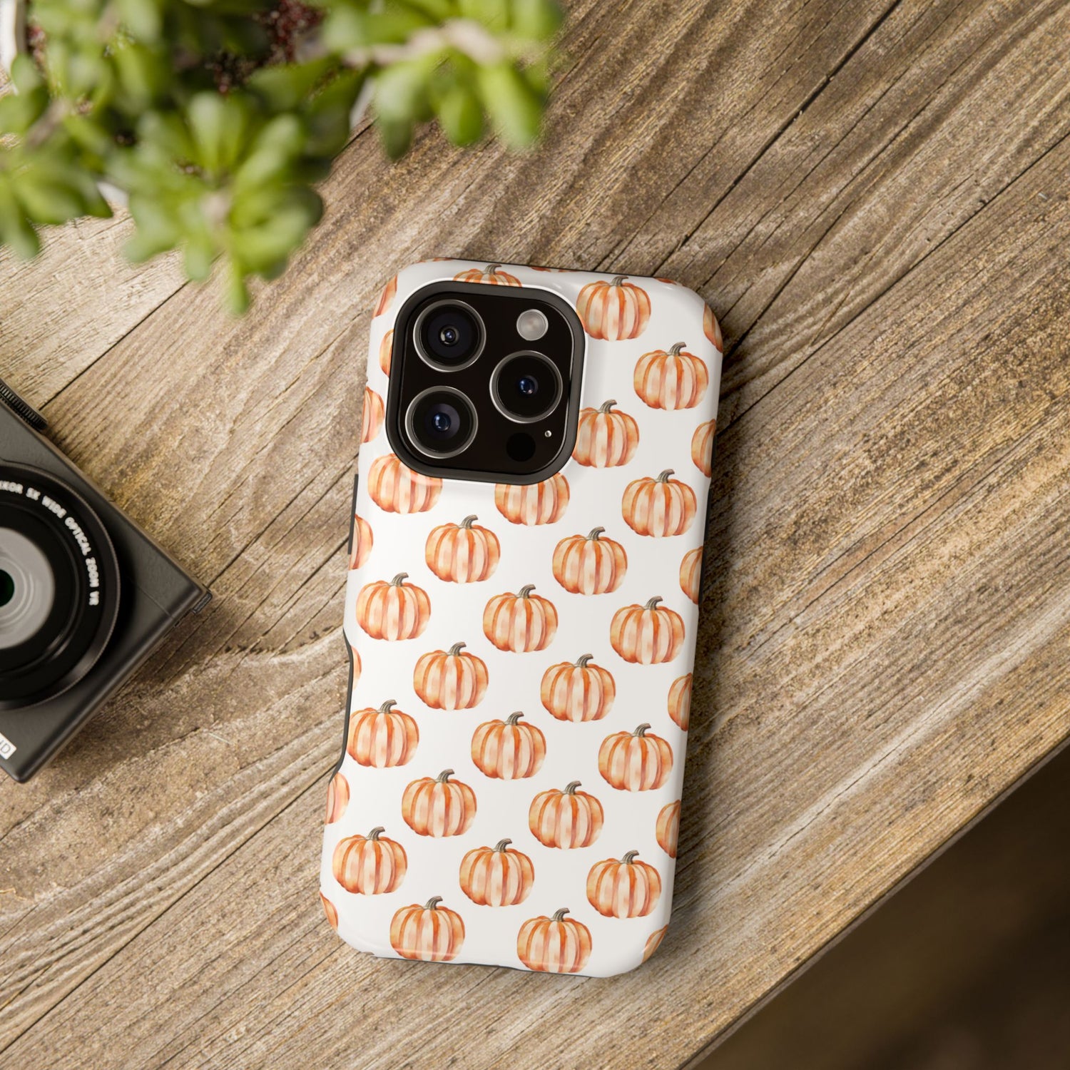 Watercolor Pumpkins Impact-Resistant Case, iPhone, Samsung