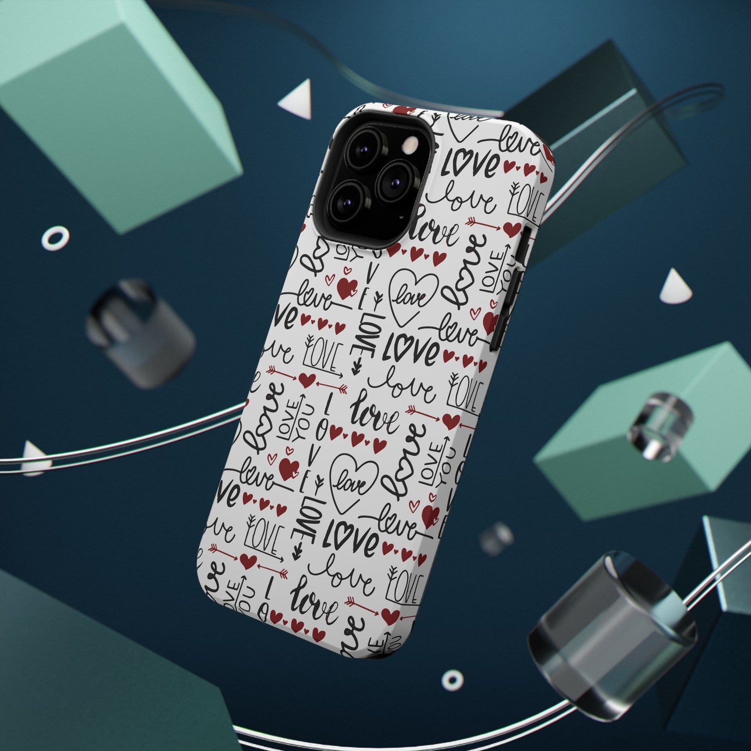 Impact-Resistant Cases-Valentine's Day Love