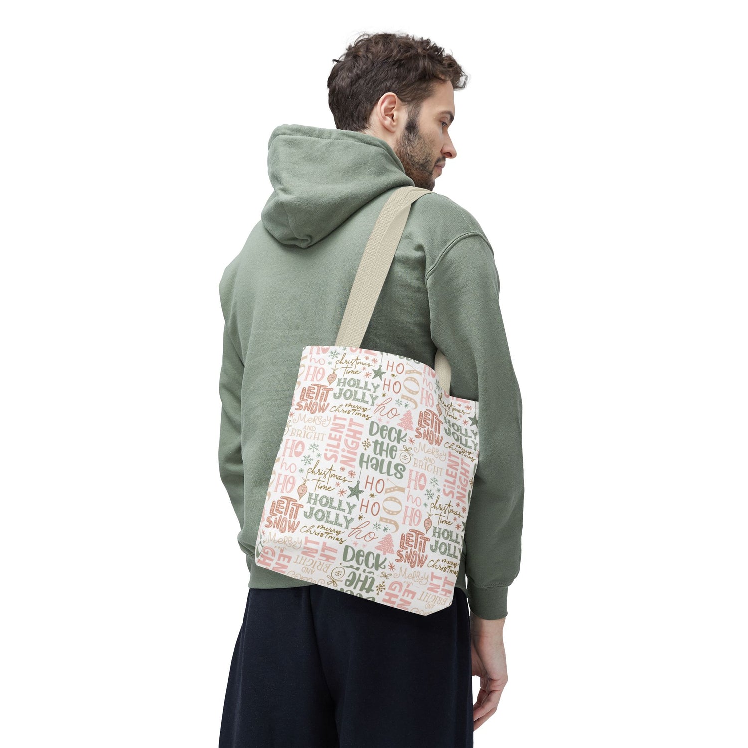 Christmas Phrases Tote Bag