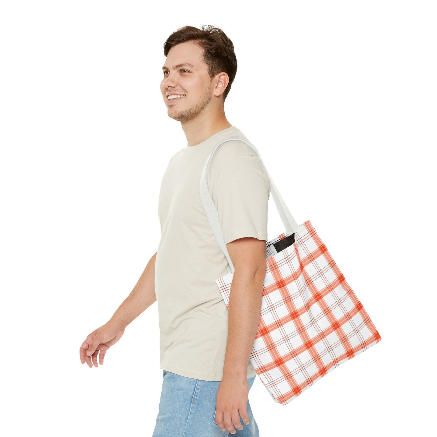 Fall Plaid Tote Bag
