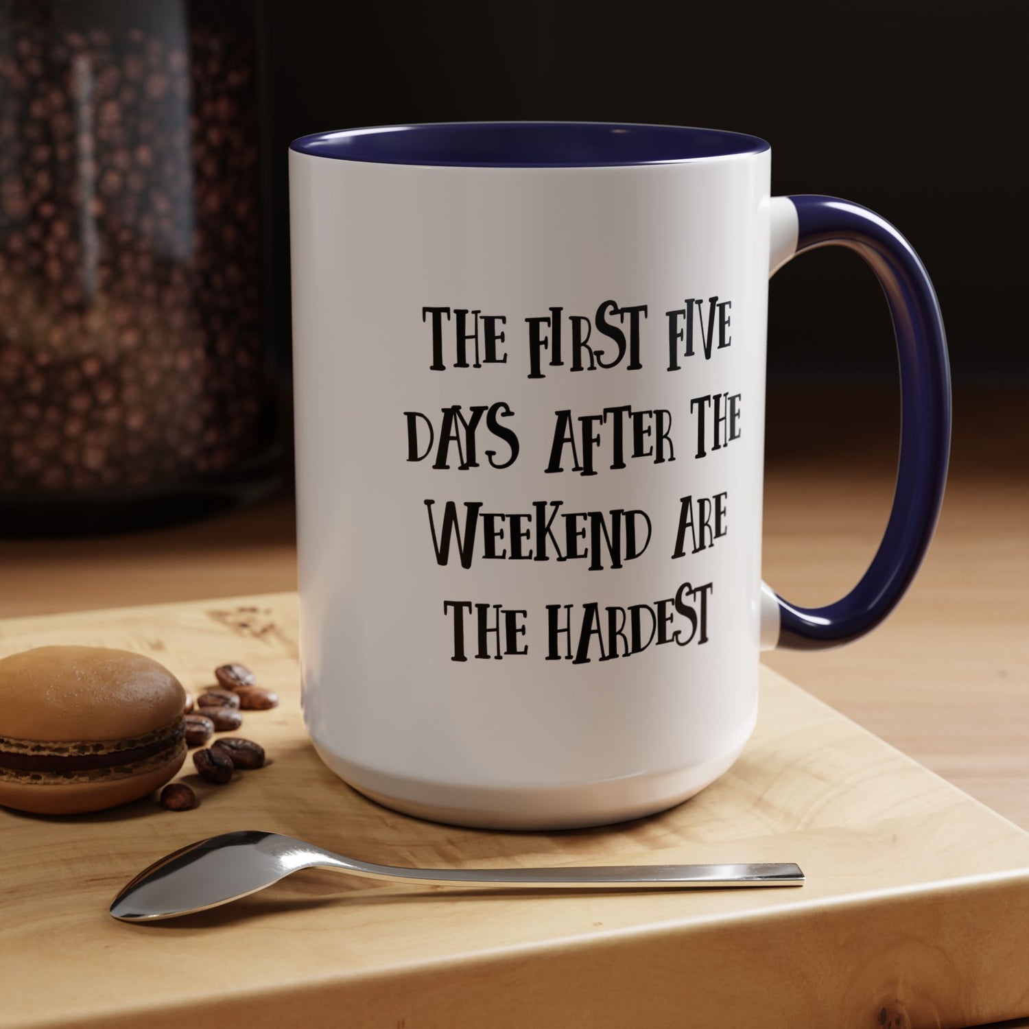 Motivational Coffee Mug, Cute Coffee Cup, Office Humor Mug, Gift for Her, Inspirational Tea Mug, Weekend Recovery Cup