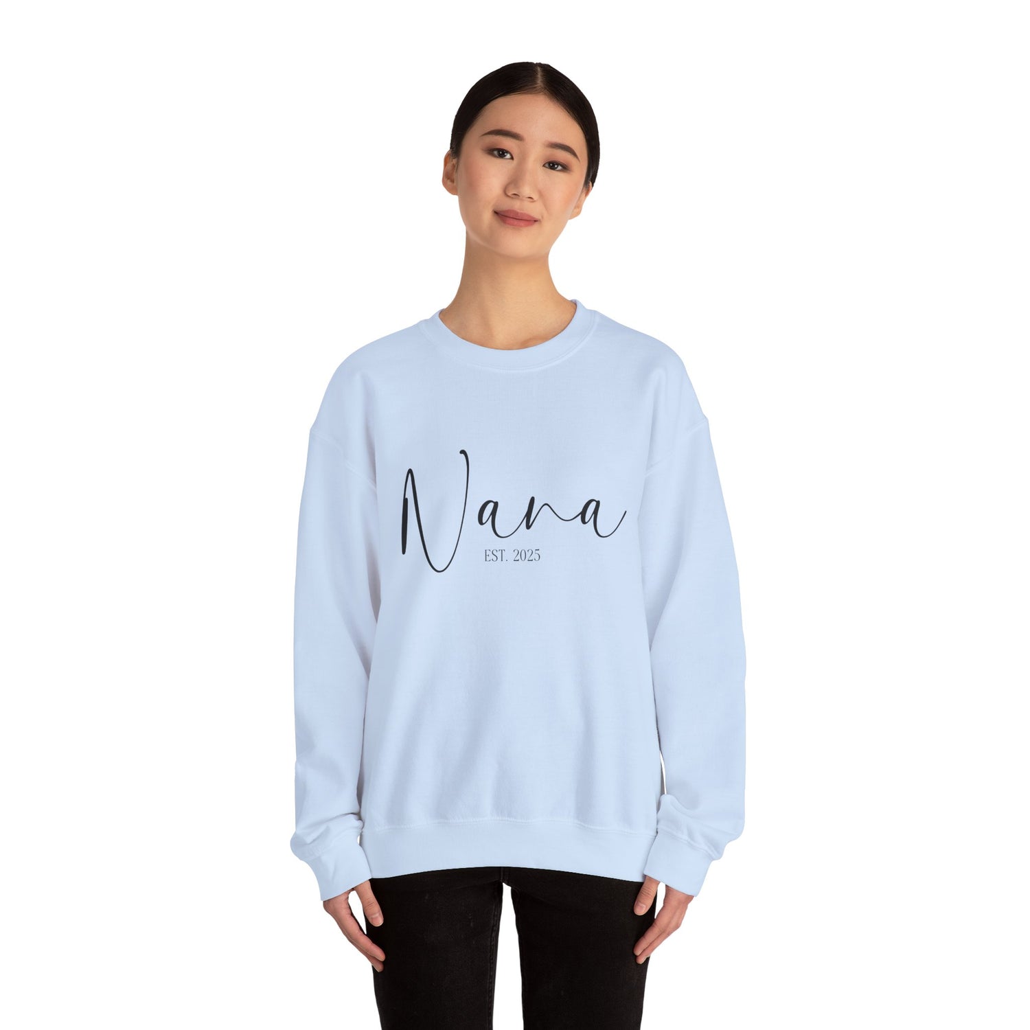 Personalized Nana Sweatshirt, Gift for Grandma, Custom Crewneck, Cozy Family Sweatshirt, Birthday Gift for Nana, Holiday Apparel