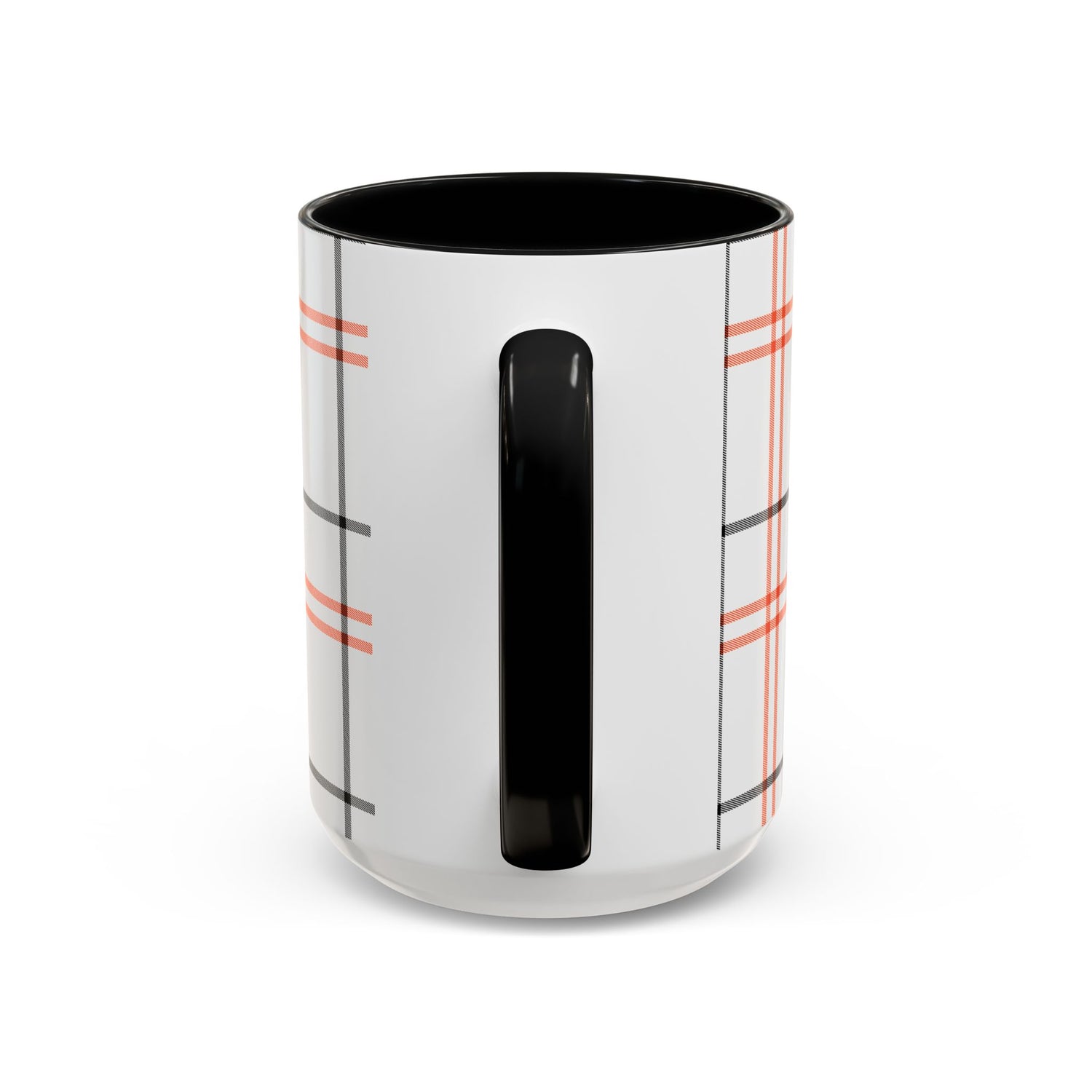 Plaid Accent Coffee Mug | Cozy Vibes, Perfect Gift for Coffee Lovers, Home Decor, Fall and Winter Celebrations, Kitchen Essentials