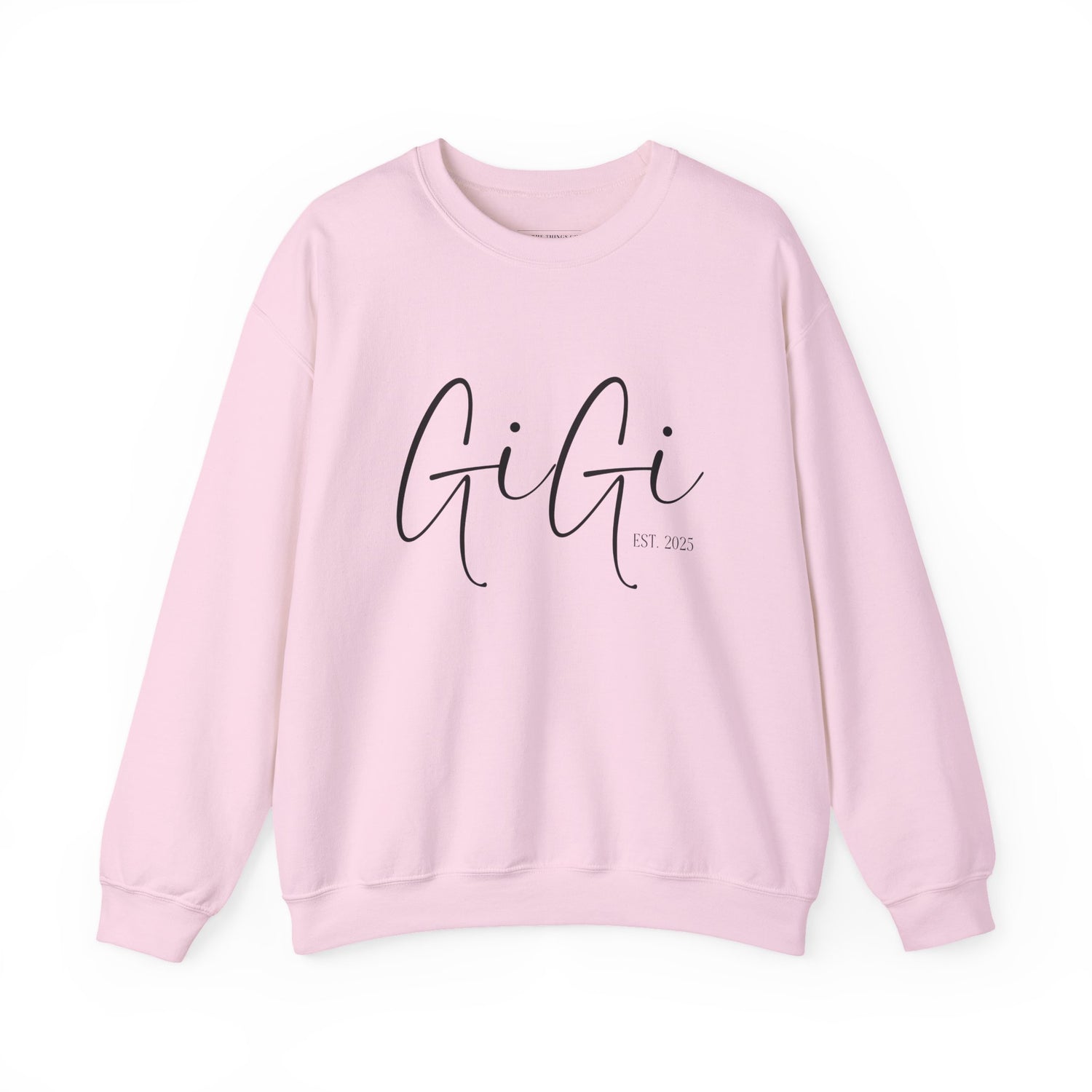 Personalized Gigi Sweatshirt, Cozy Crewneck for Grandmas, Stylish Gift for Her, Family Gatherings, Spring and Fall Fashion