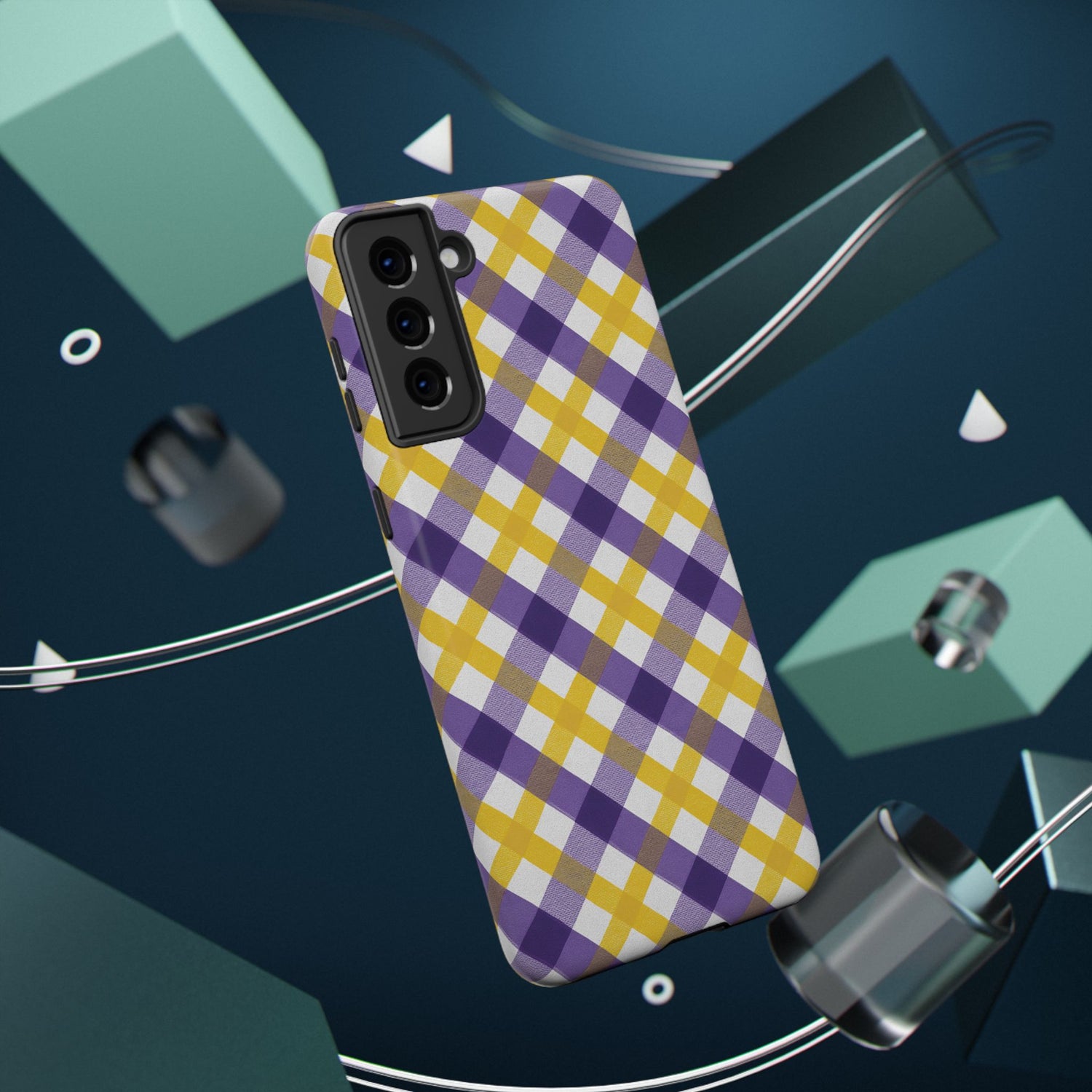 Phone Case | Impact-Resistant Louisiana Plaid