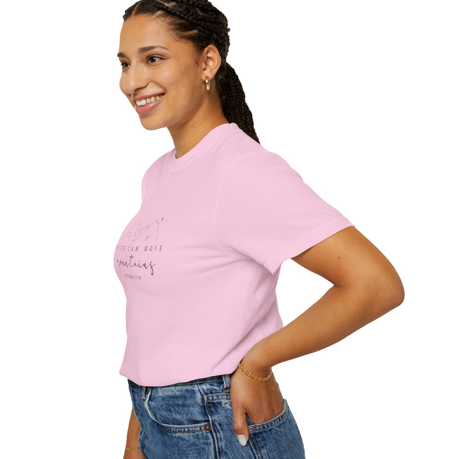 Mountain Faith Unisex T-Shirt, Comfortable Graphic Tee, Inspirational Shirt, Perfect Gift for Nature Lovers, Great for Outdoor Adventures