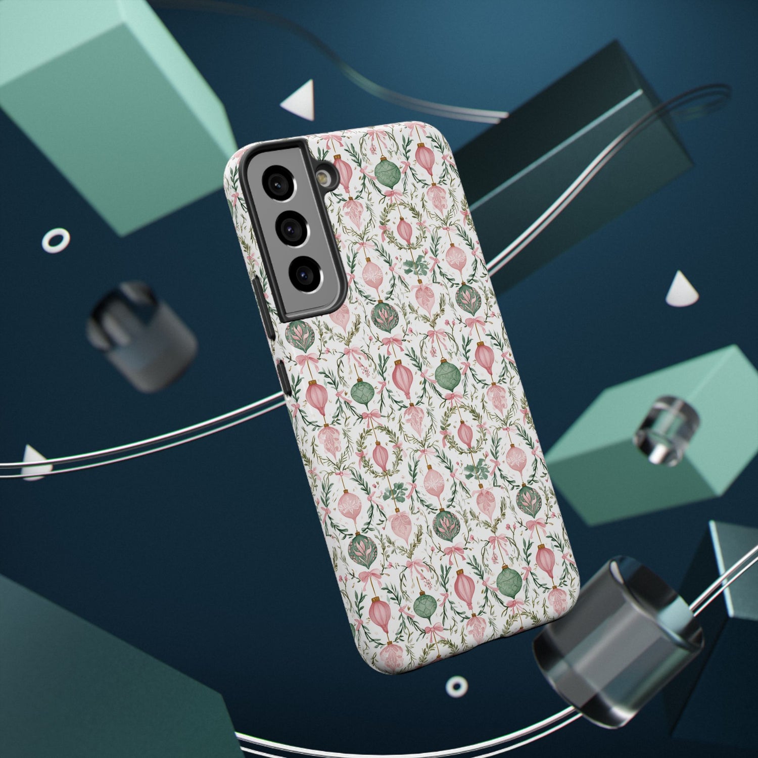 Holiday Ornaments Impact-Resistant Phone Case, iPhone, Samsung