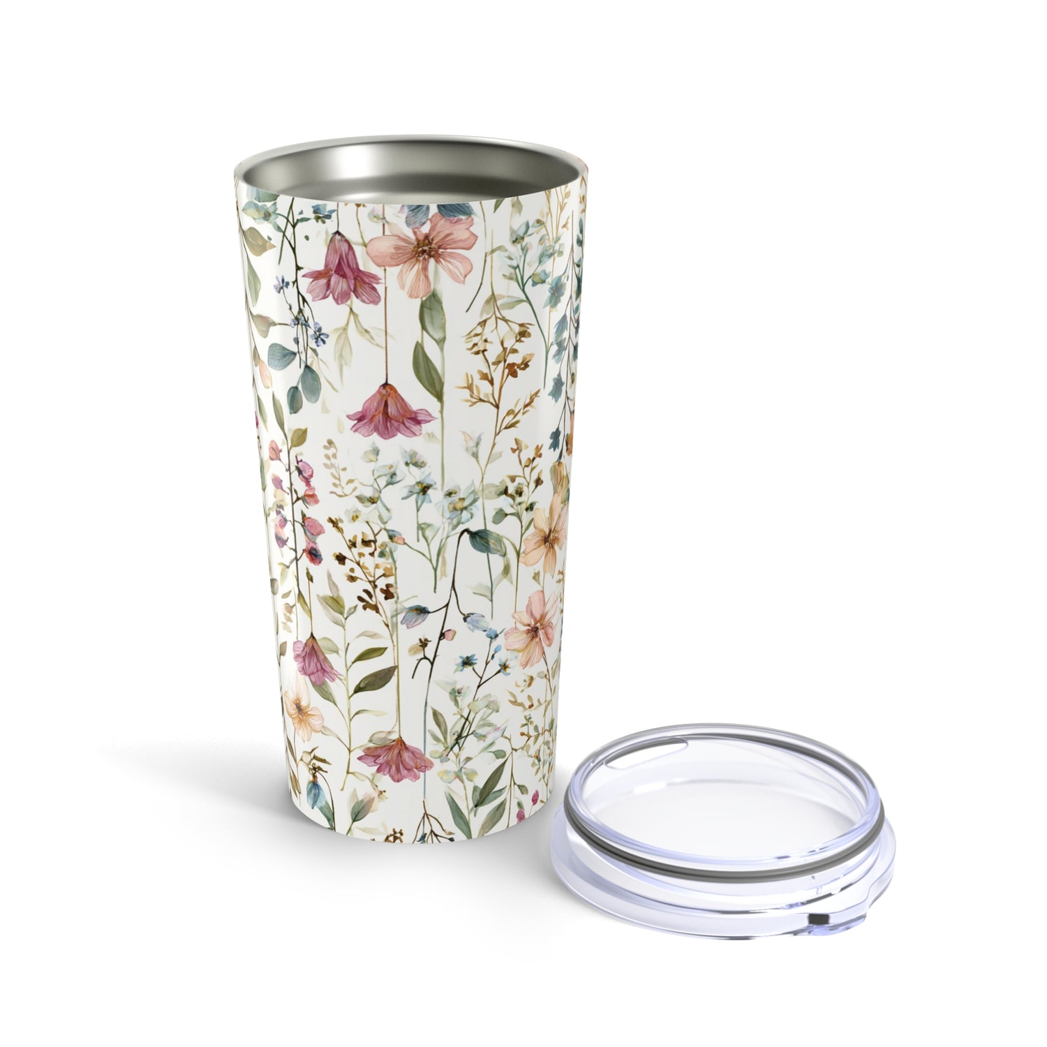 Floral Tumbler 20oz Insulated Stainless Steel