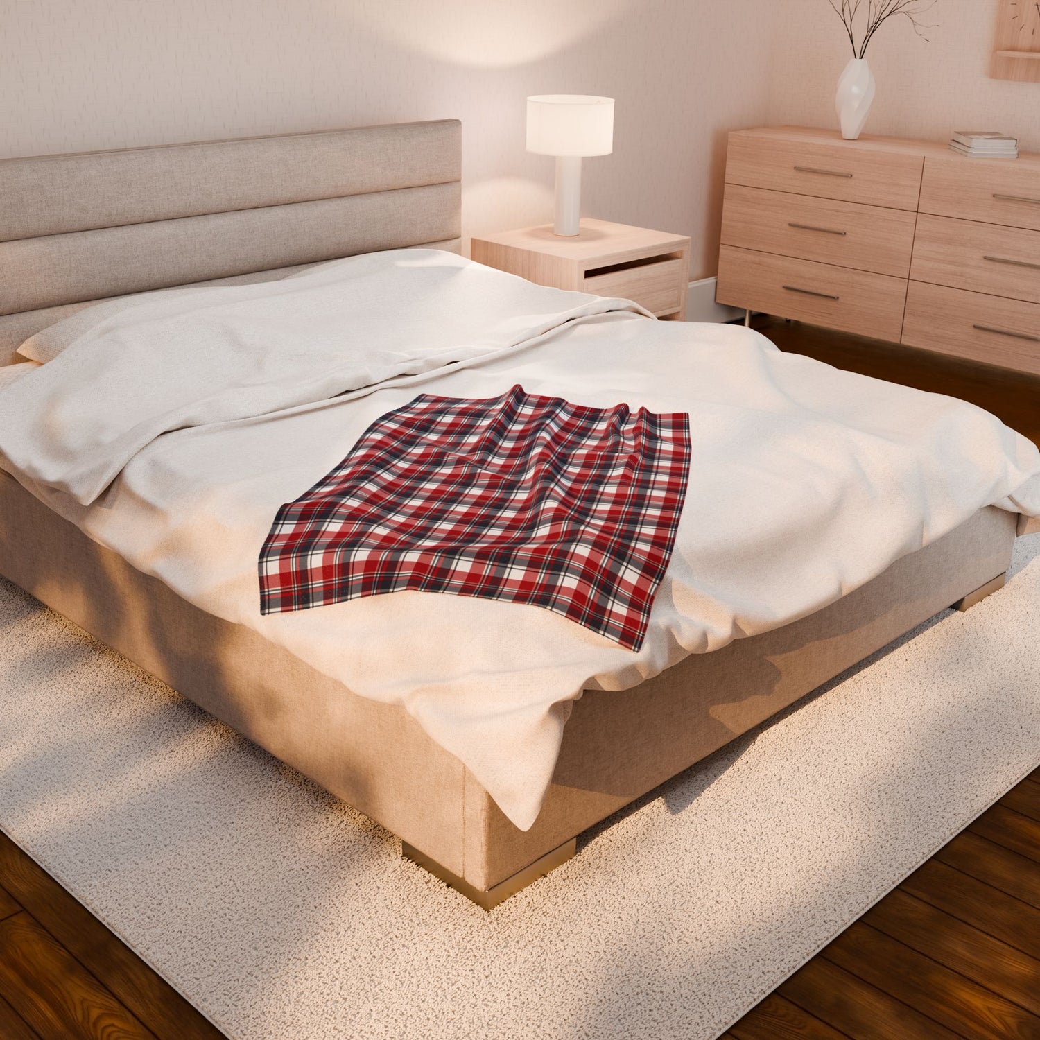 Cozy Velveteen Blanket | Soft Plush Throw, Ideal for Home Decor, Gift for All Occasions, Holiday Comfort, Stylish Warmth