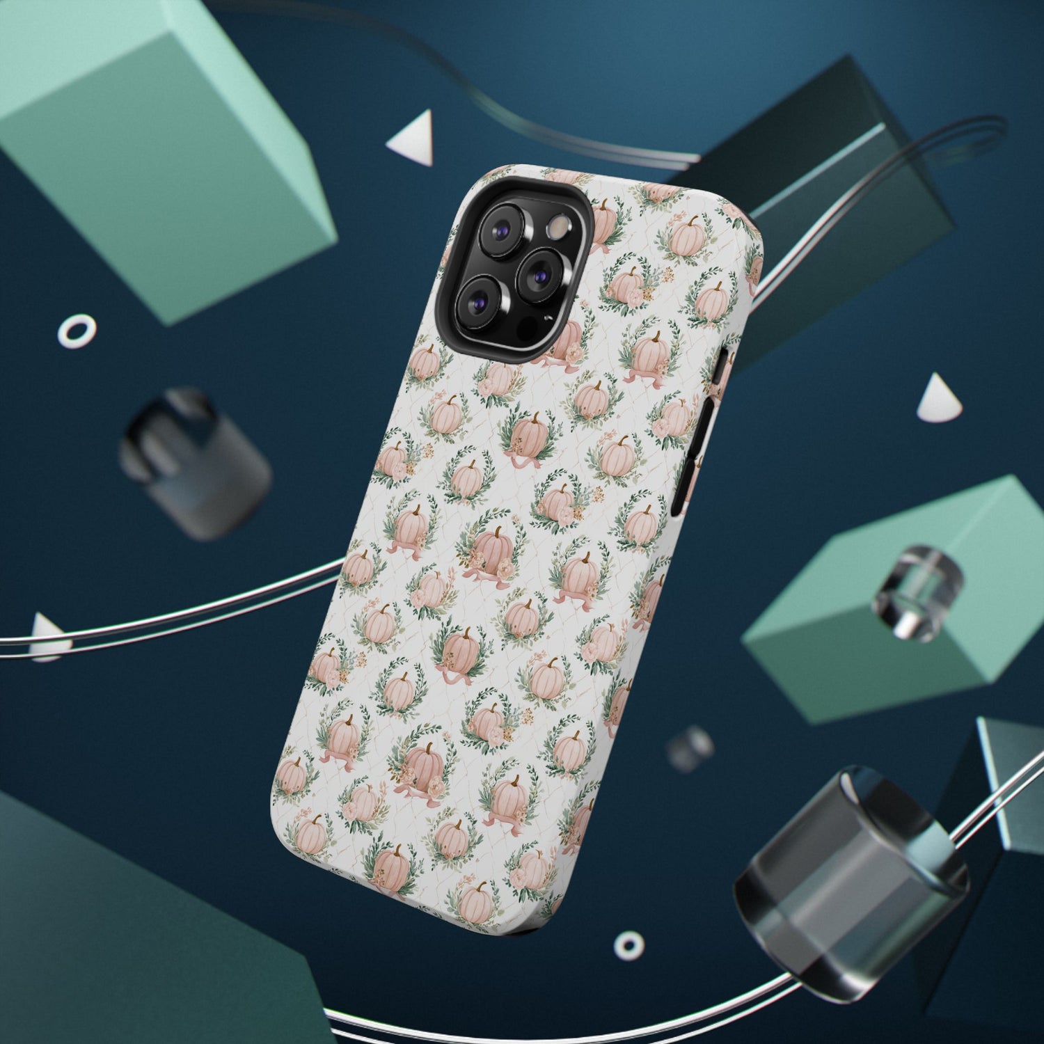 Elegant Pumpkin Impact-Resistant Phone Case, iPhone, Samsung