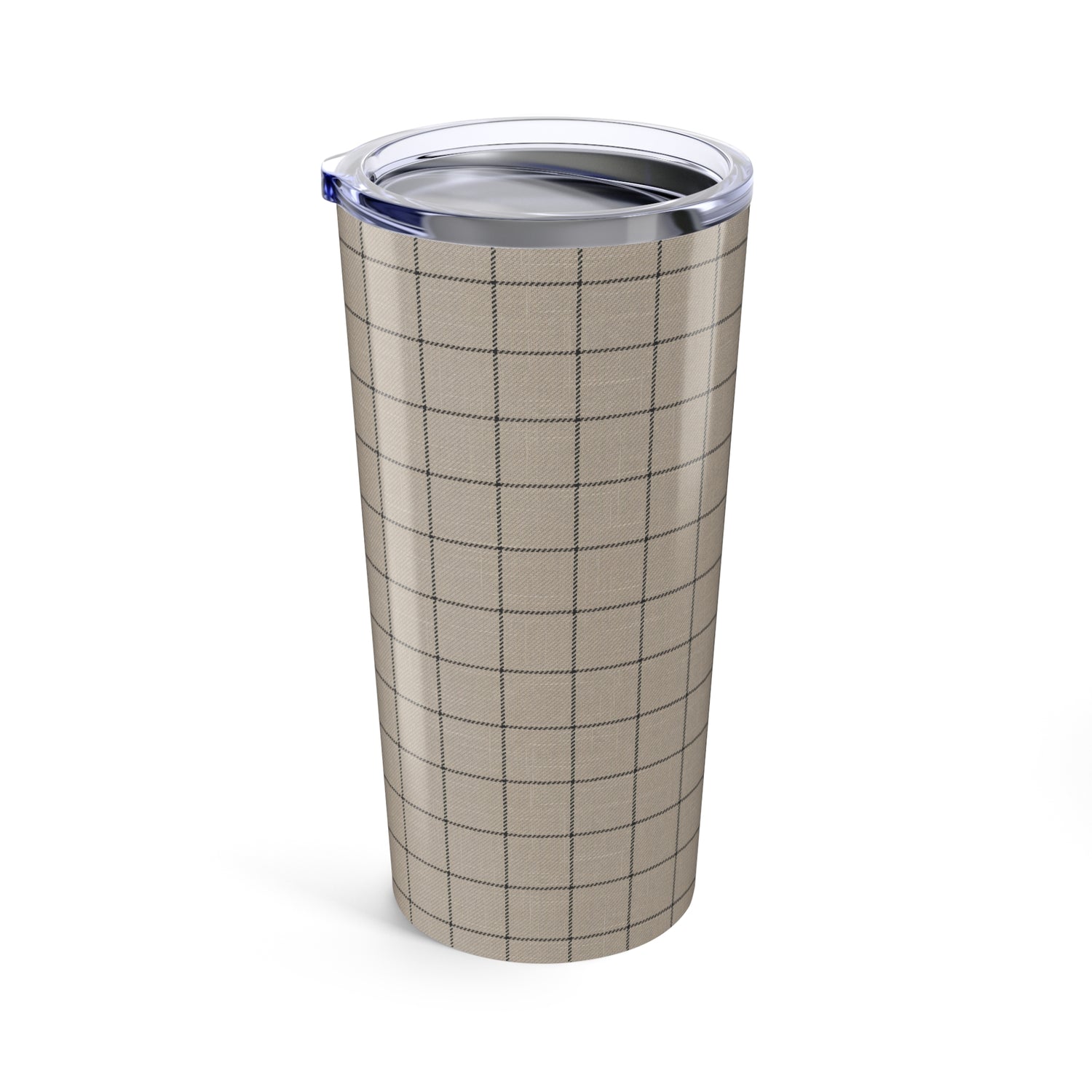 Stylish Grid Pattern Stainless Tumbler, 20oz