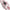 White phone case with red snowflakes on a white background