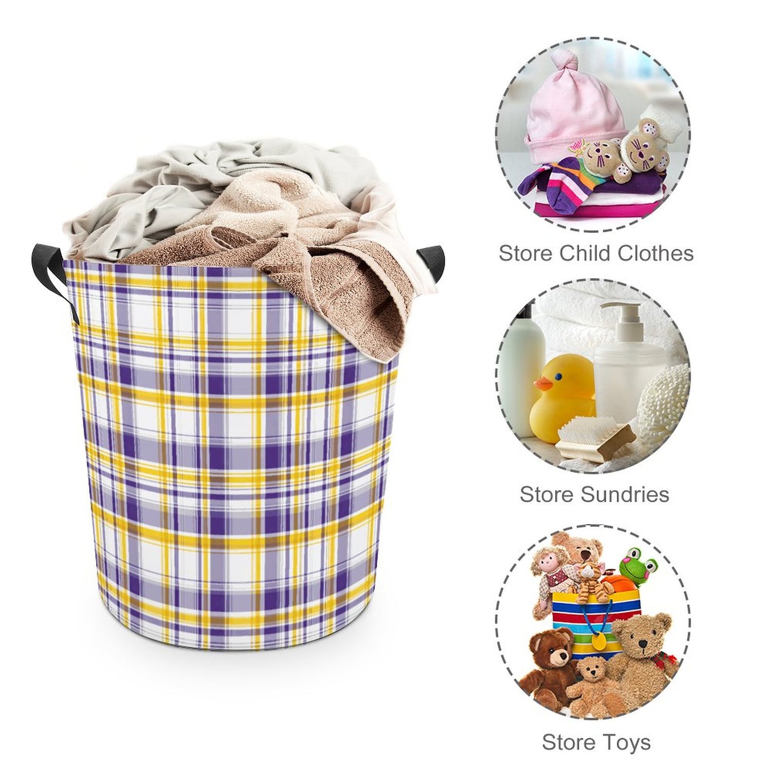 Oxford Collapsible Laundry Basket